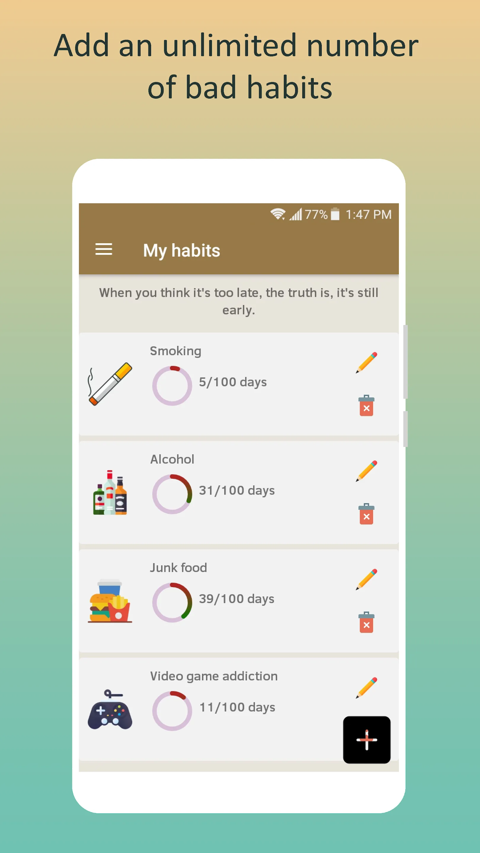 Xilaco - quit bad habits | Indus Appstore | Screenshot