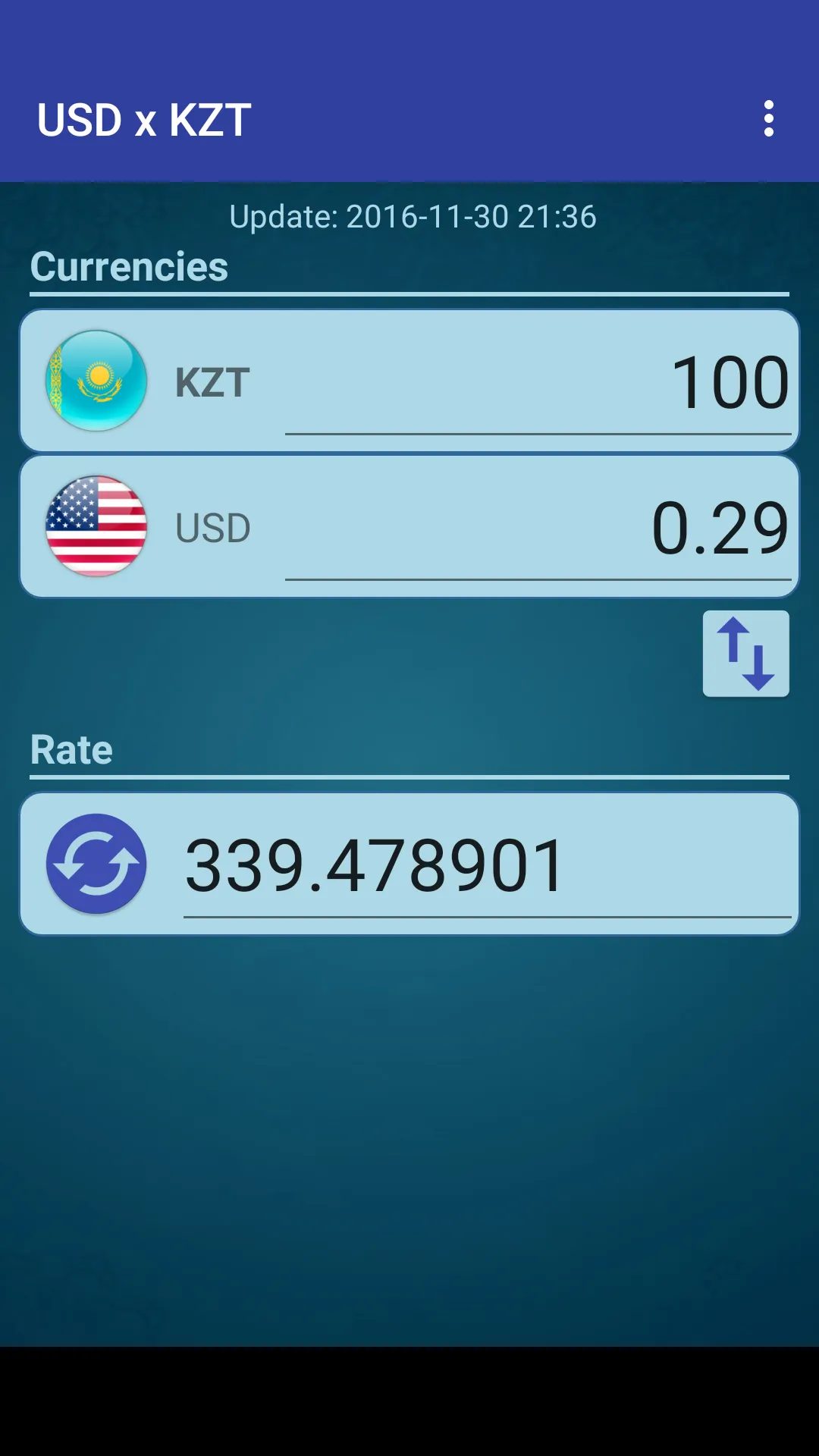 US Dollar to Kazakhstani Tenge | Indus Appstore | Screenshot