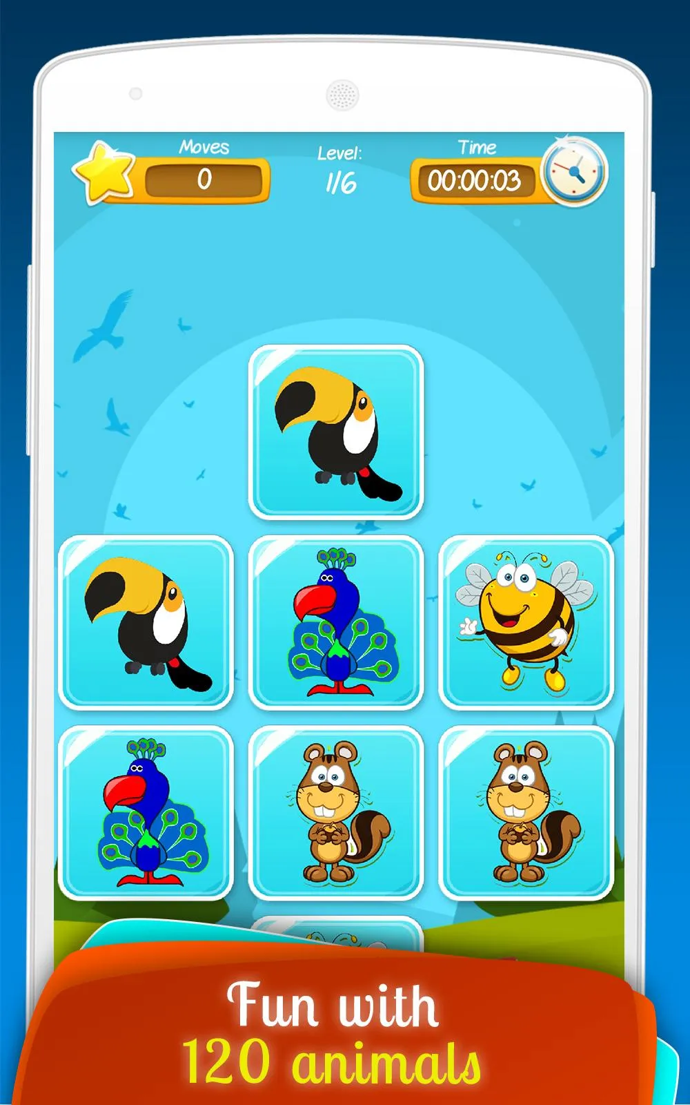 Matching Animals Game for Kids | Indus Appstore | Screenshot