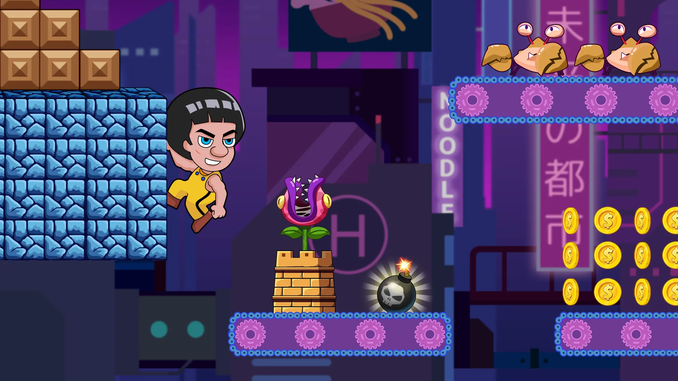 Super Lee Bros: Run & Fighting | Indus Appstore | Screenshot