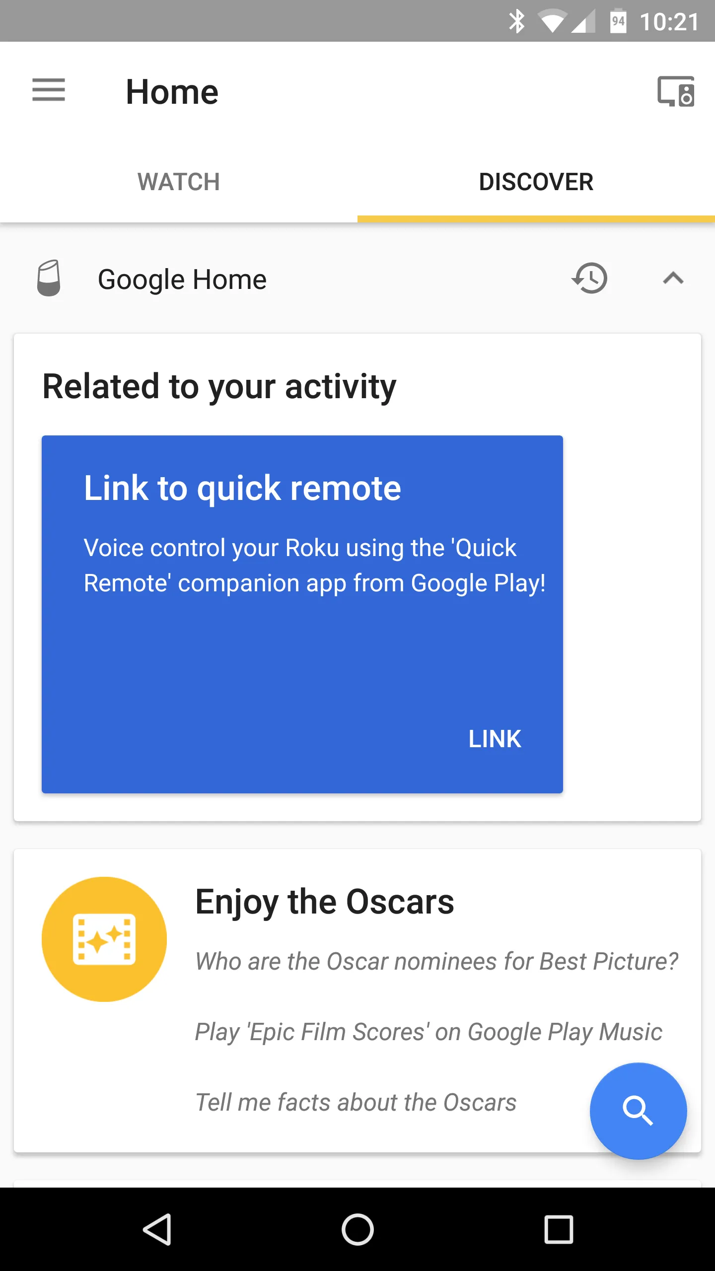 Quick Remote for Google Home/A | Indus Appstore | Screenshot