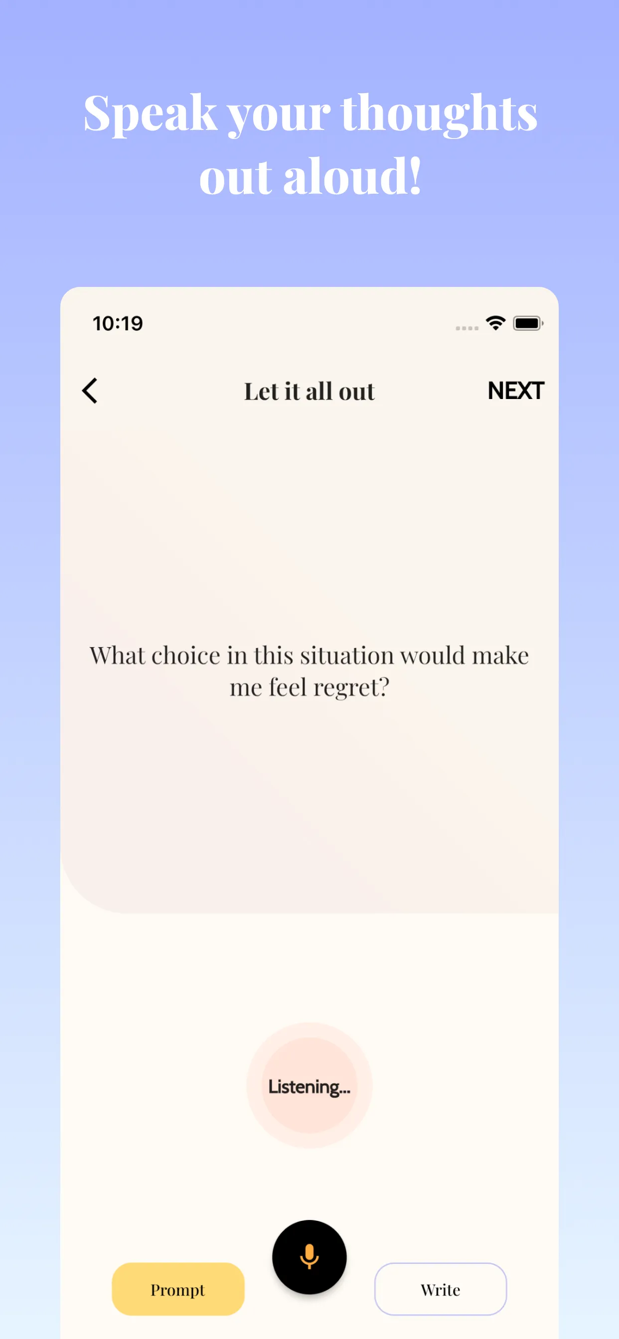 6000 thoughts | AI Life Coach | Indus Appstore | Screenshot