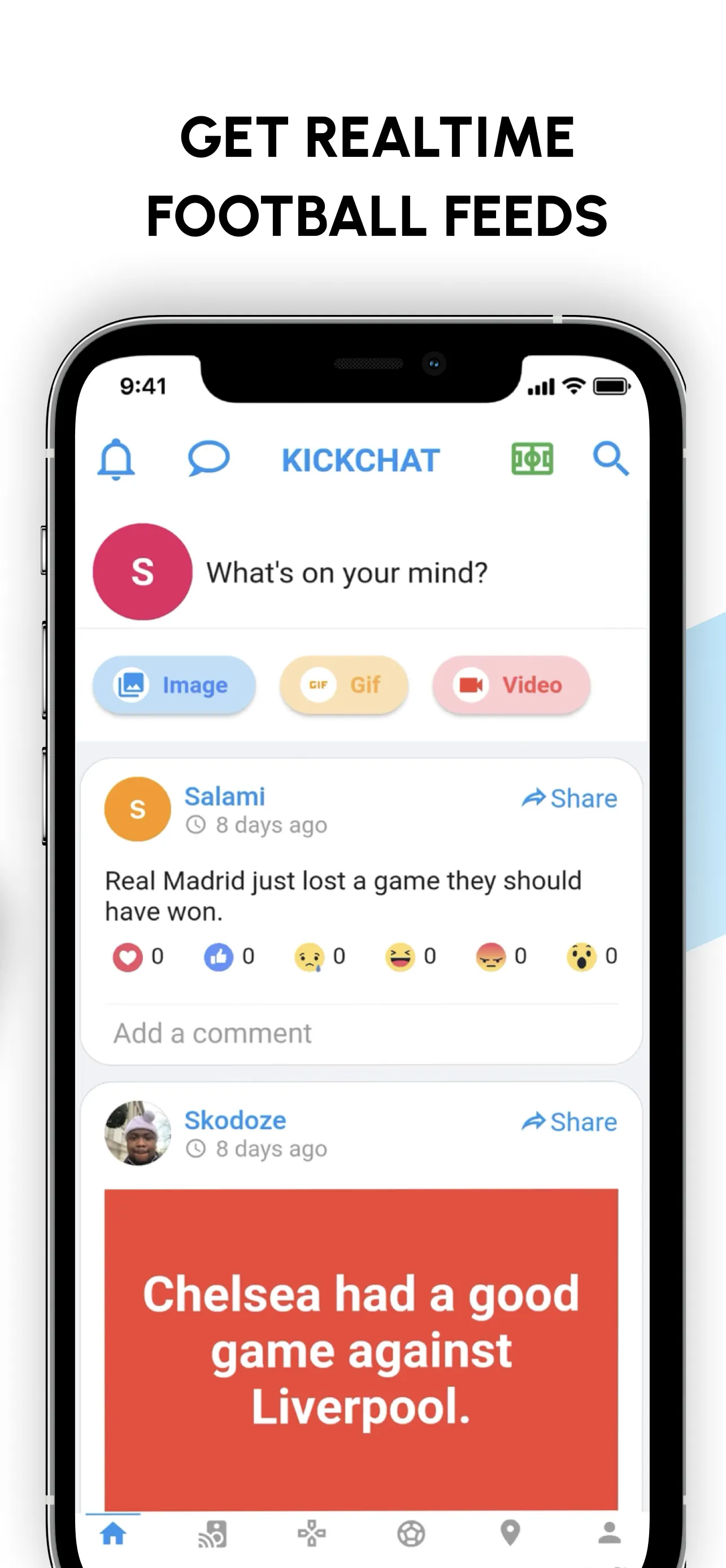 KickChat: App for True Fans | Indus Appstore | Screenshot