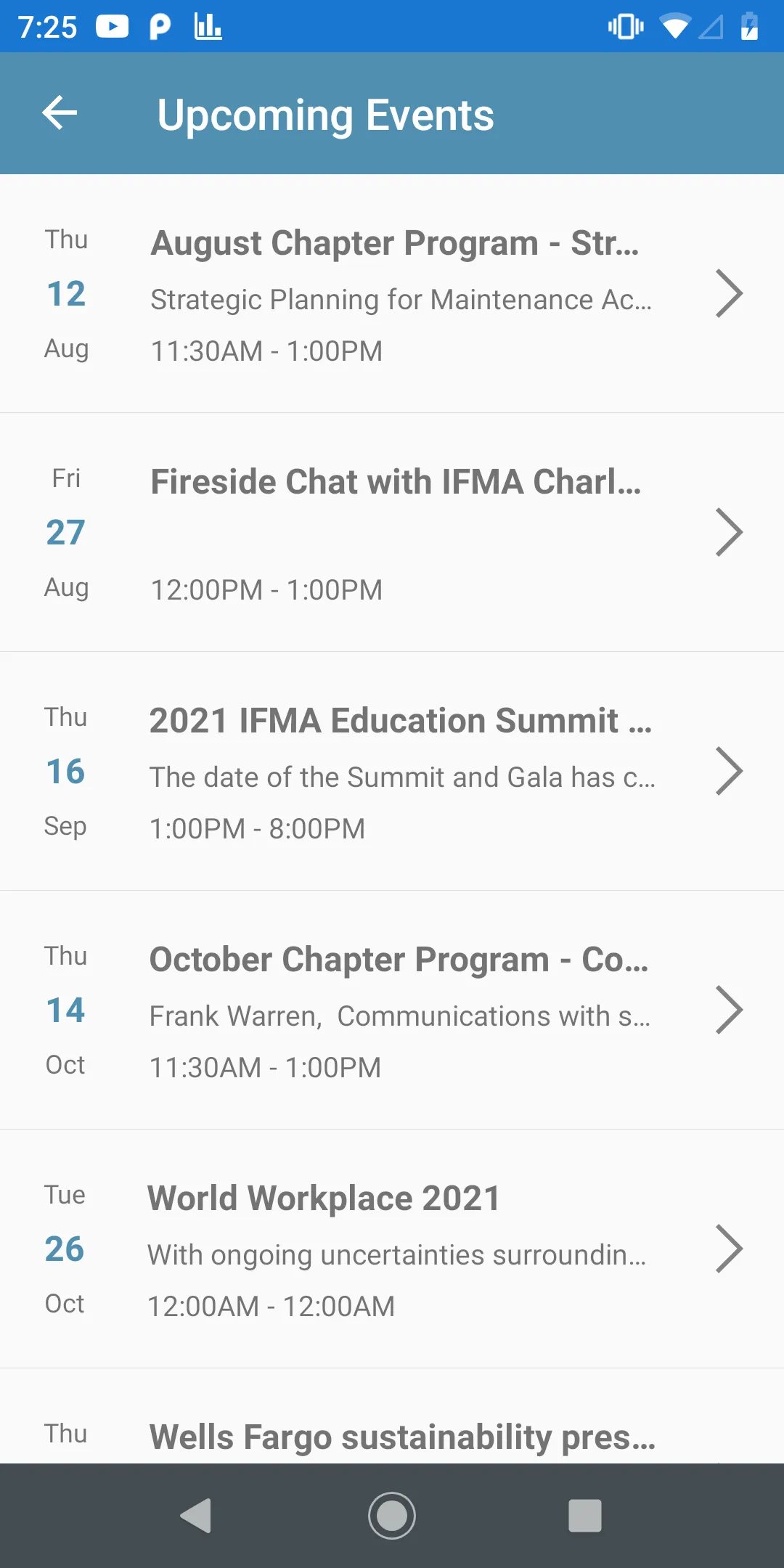 IFMA Charlotte | Indus Appstore | Screenshot