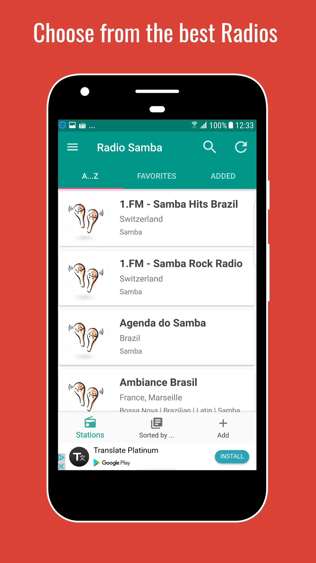 Samba Music Radio | Indus Appstore | Screenshot