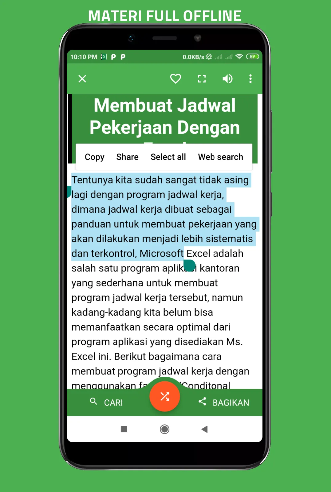 Belajar MS Excel Offline | Indus Appstore | Screenshot