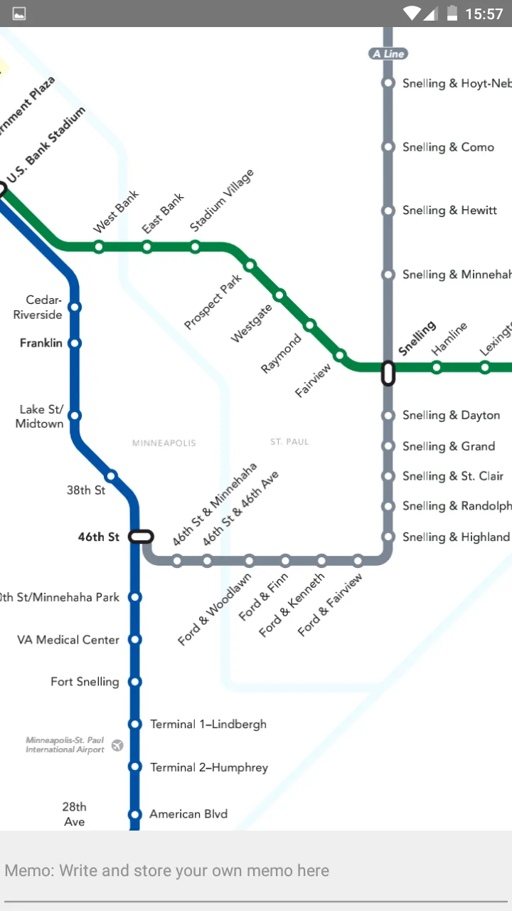 MINNEAPOLIS METRO RAIL BUS MAP | Indus Appstore | Screenshot