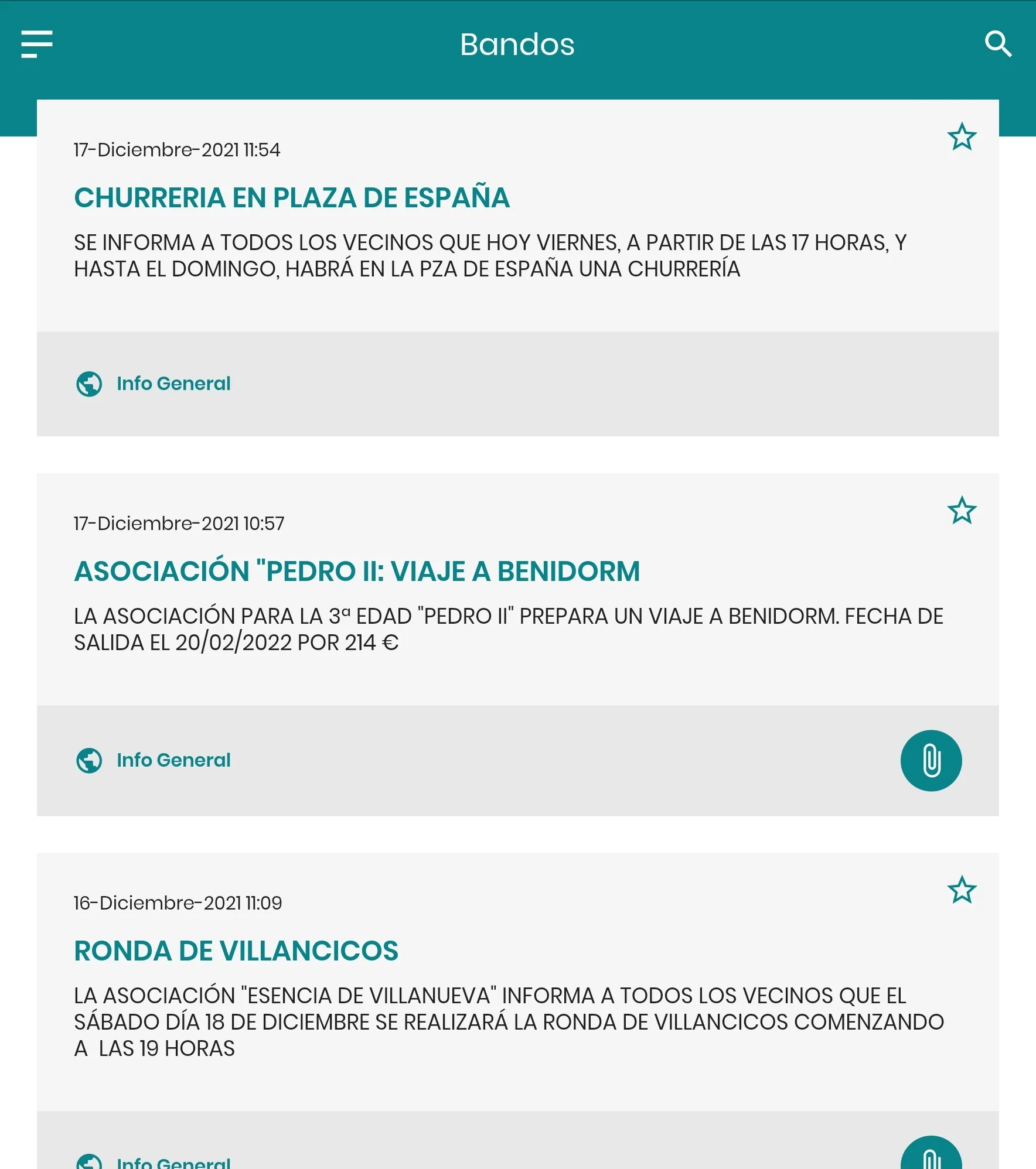 Villanueva de Sijena Informa | Indus Appstore | Screenshot