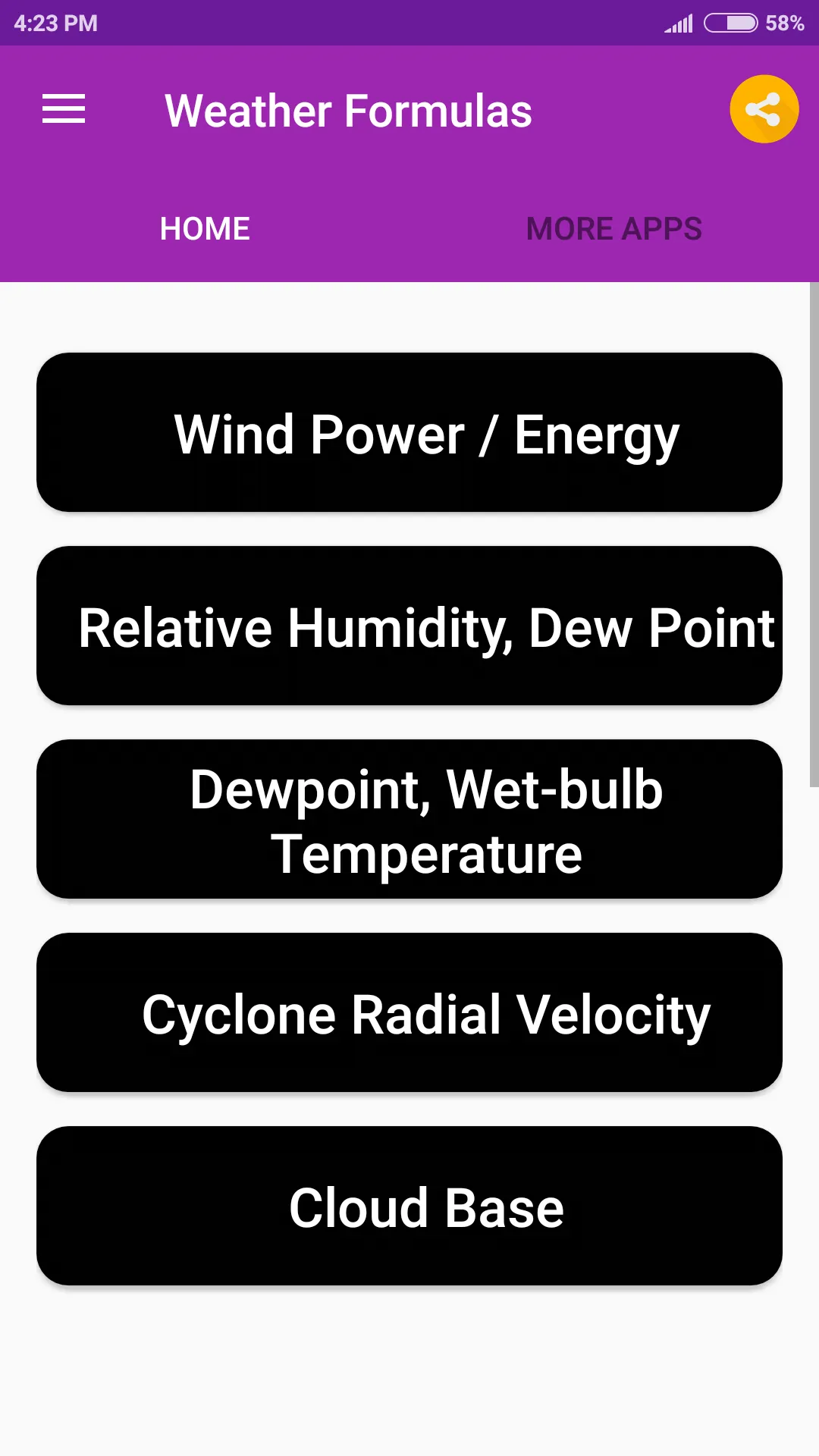 Weather Formulas | Indus Appstore | Screenshot