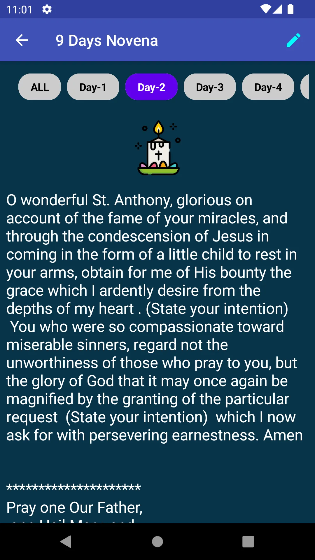 St Anthony Novena Prayers | Indus Appstore | Screenshot