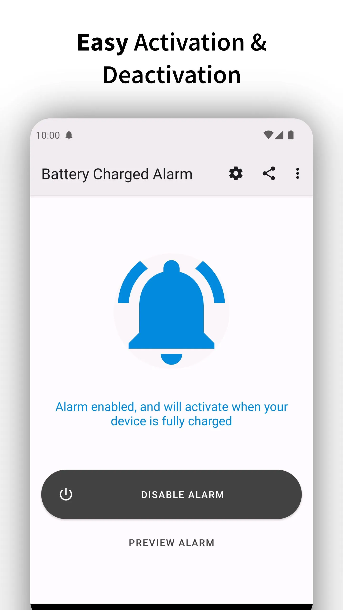 Full Battery Charge Alarm | Indus Appstore | Screenshot