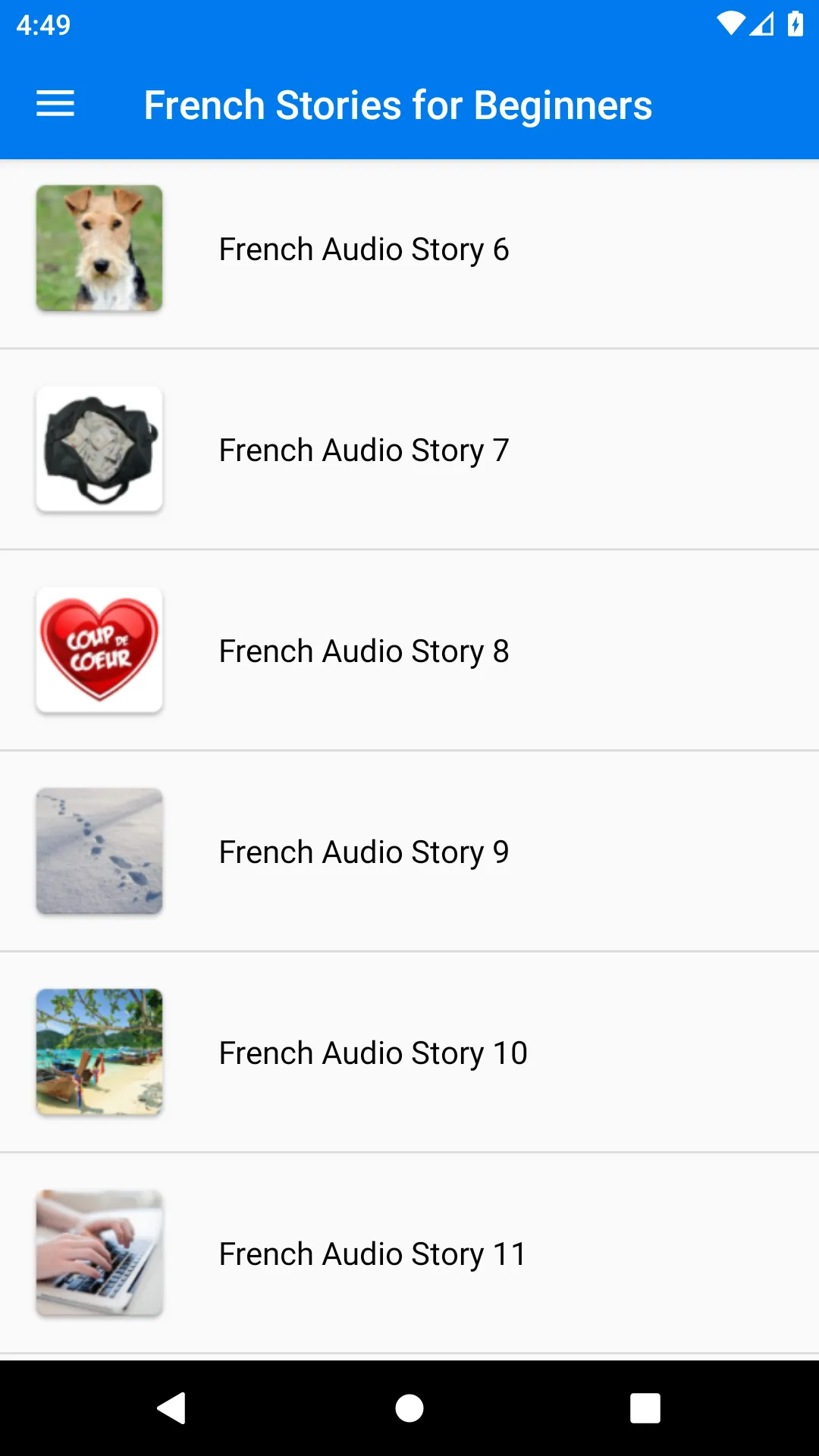 Learn french fairytale stories | Indus Appstore | Screenshot