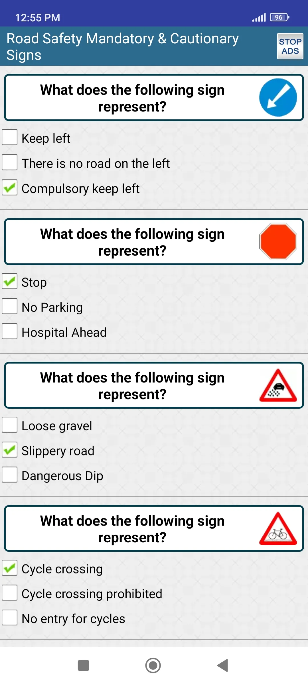 Driving Licence Practice Tests | Indus Appstore | Screenshot