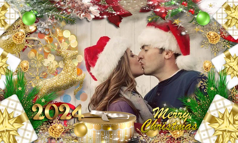 Christmas Photo Frame 2024 | Indus Appstore | Screenshot