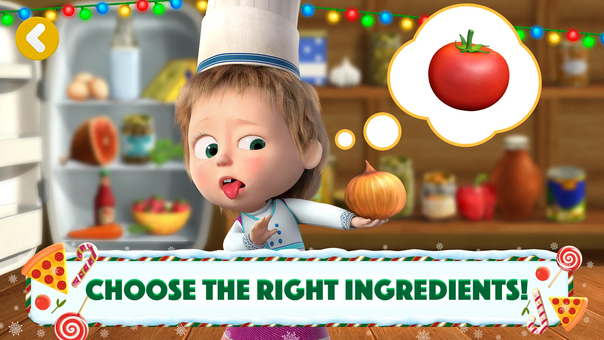 Masha and the Bear Pizza Maker | Indus Appstore | Screenshot