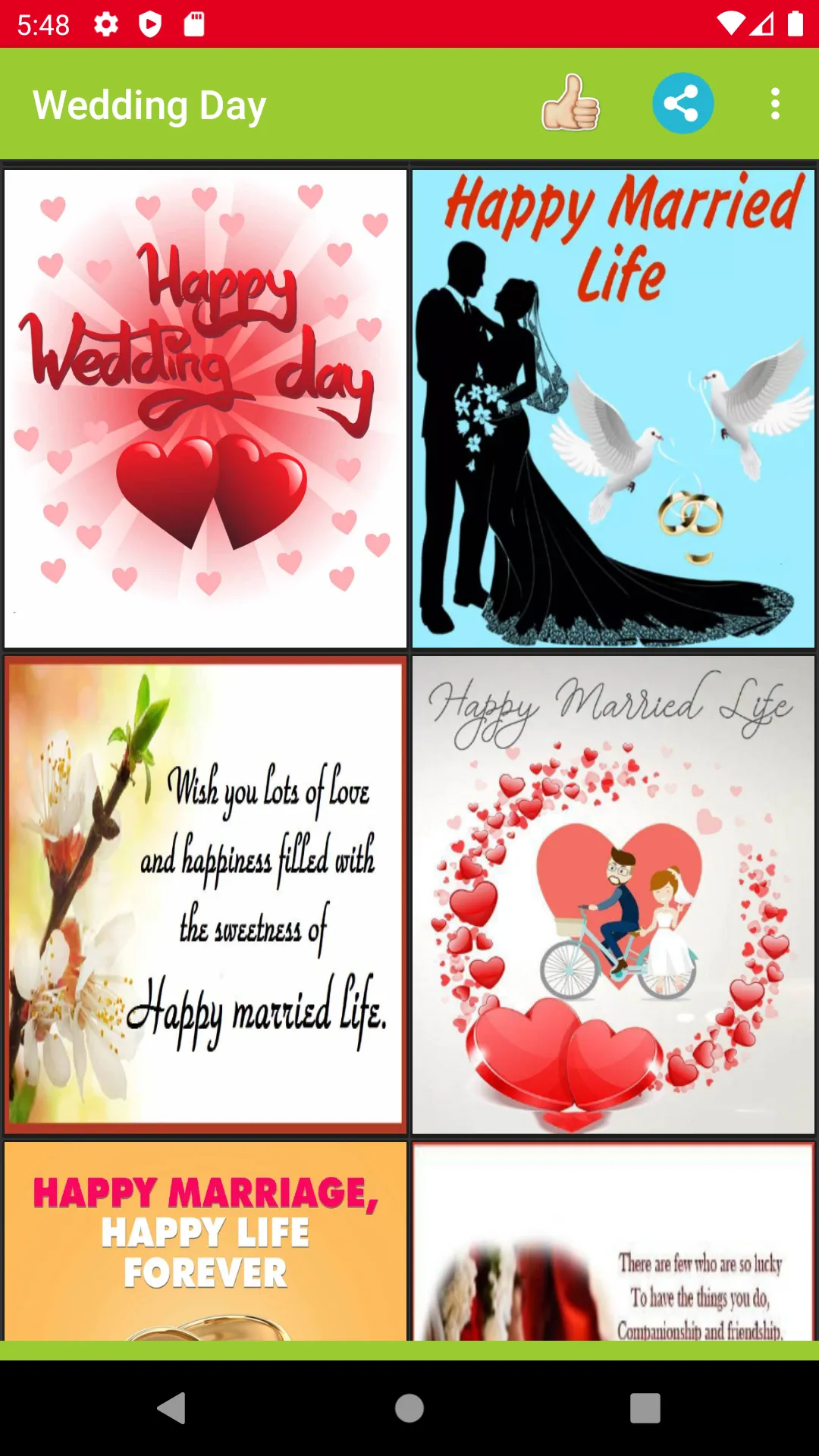 Happy Wedding Anniversary Wish | Indus Appstore | Screenshot