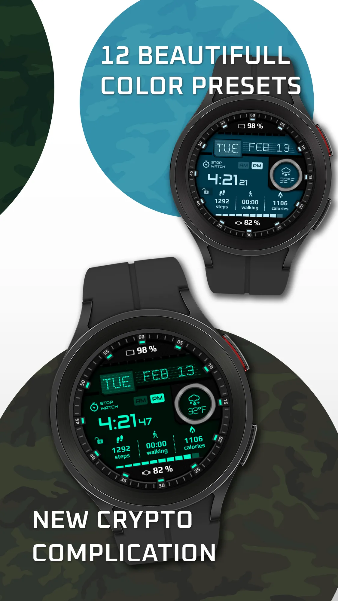 Digitec Watch Face | Indus Appstore | Screenshot