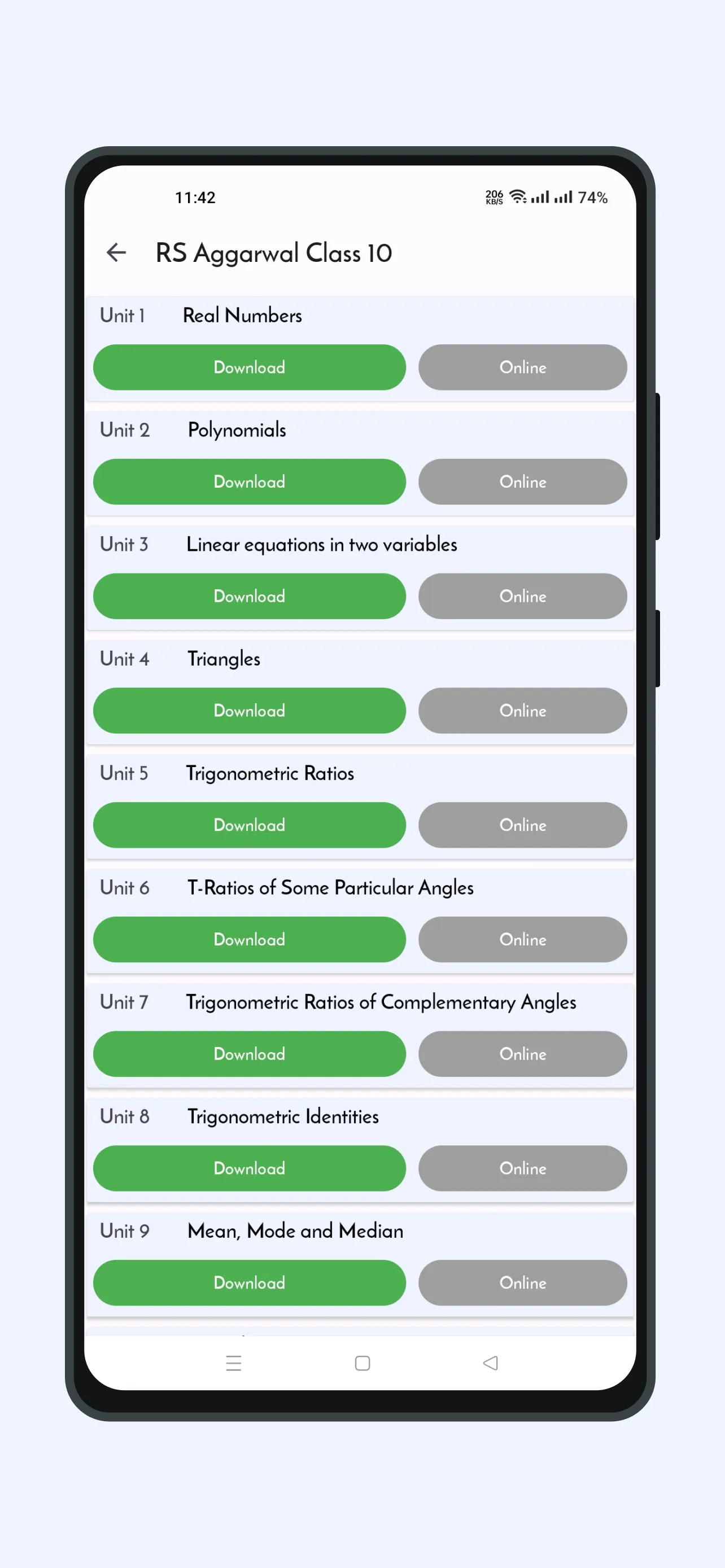 RS Aggarwal Solutions 6 to 10 | Indus Appstore | Screenshot