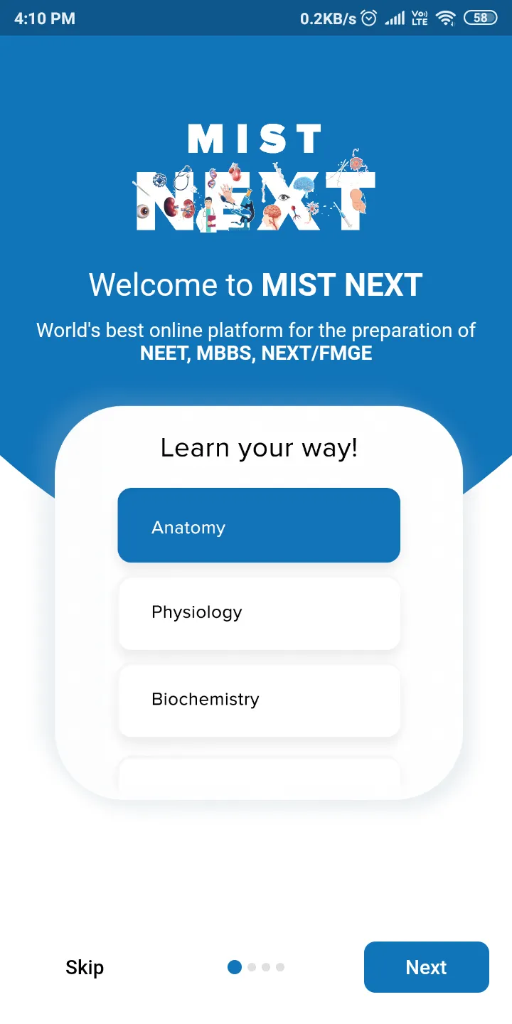 MIST NEXT - MBBS,FMGE,NEET PG | Indus Appstore | Screenshot