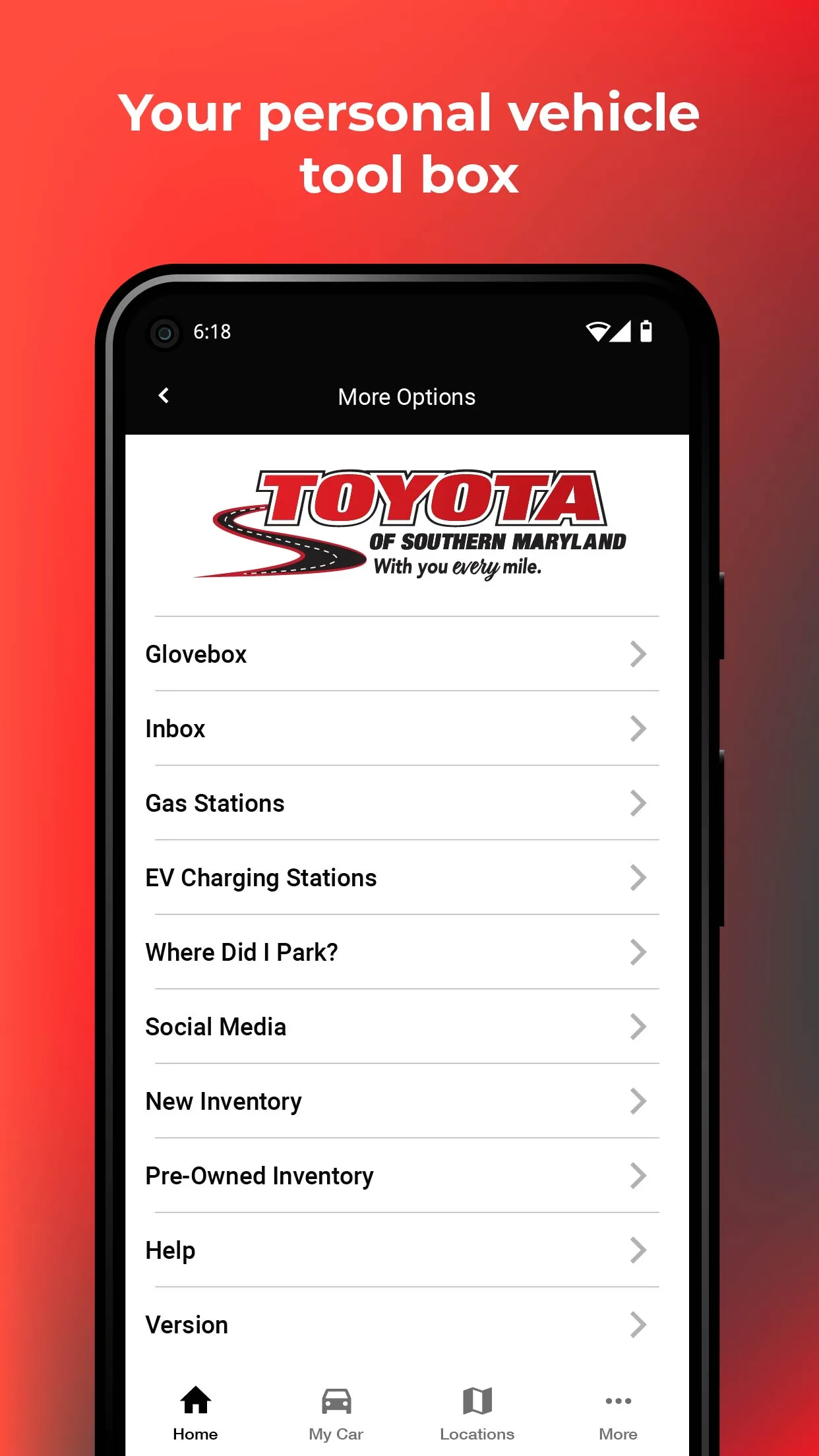 Toyota of Southern Maryland | Indus Appstore | Screenshot