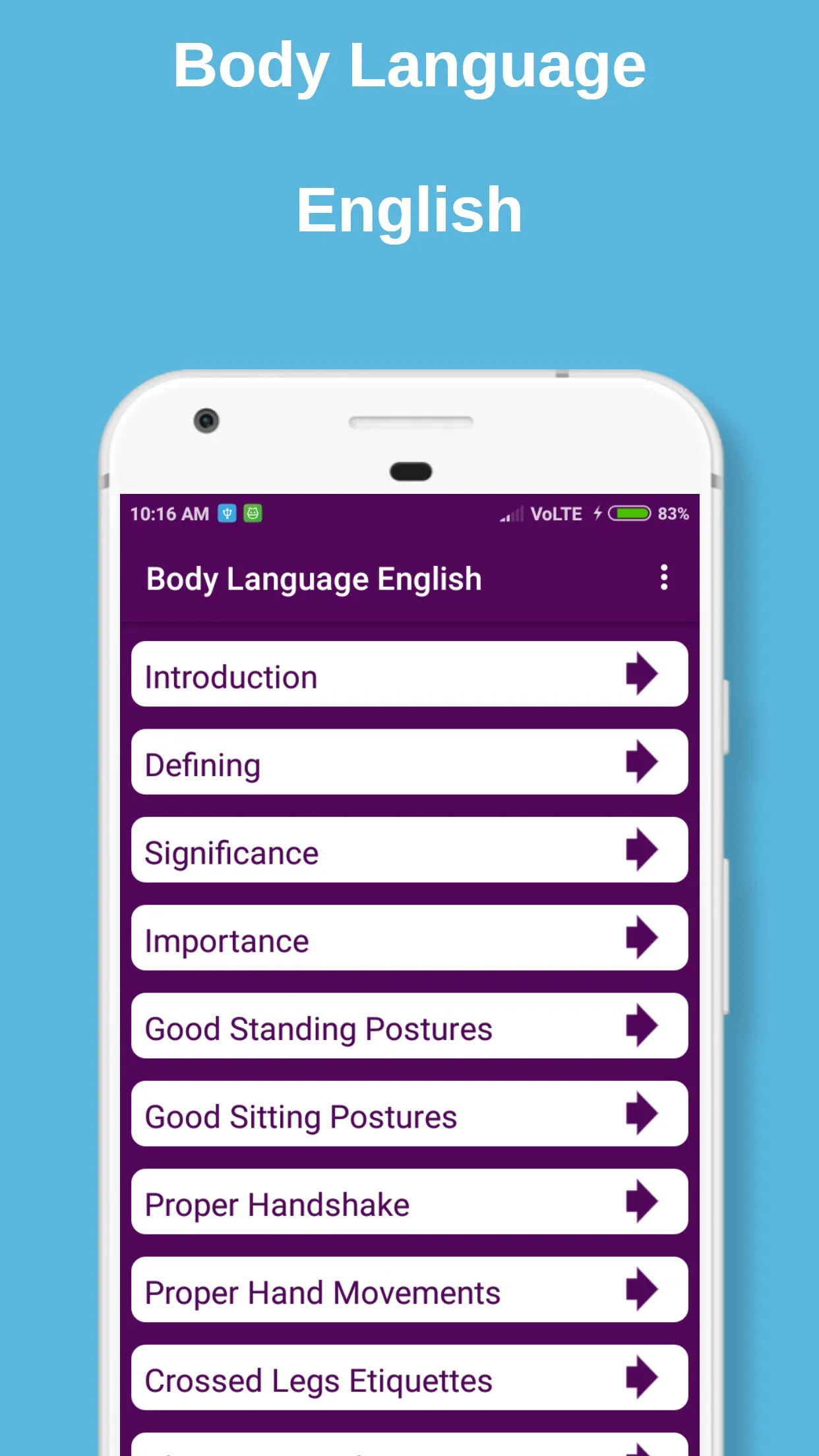 Body Language | Indus Appstore | Screenshot