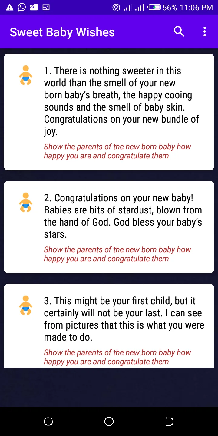 Baby Naming Ceremony Wishes | Indus Appstore | Screenshot