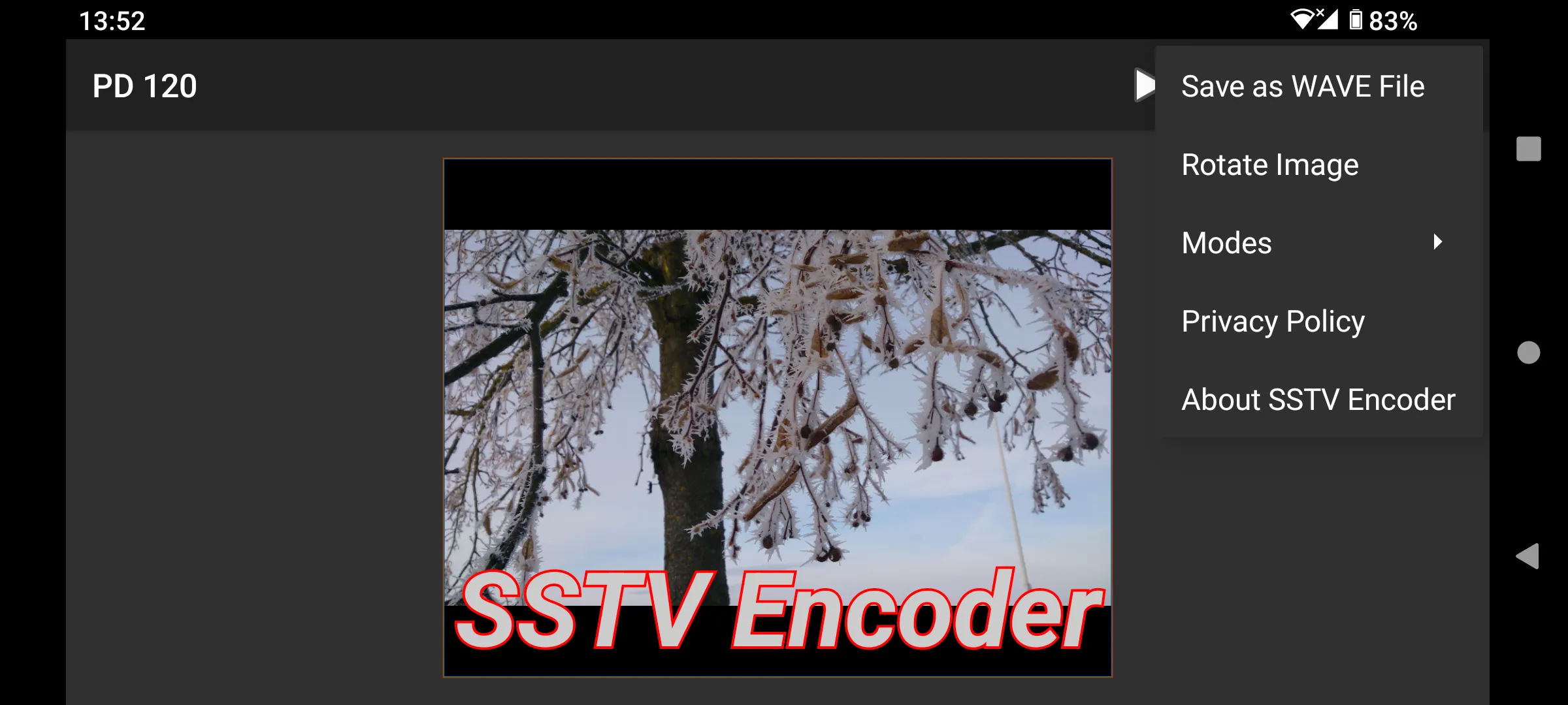 SSTV Encoder | Indus Appstore | Screenshot