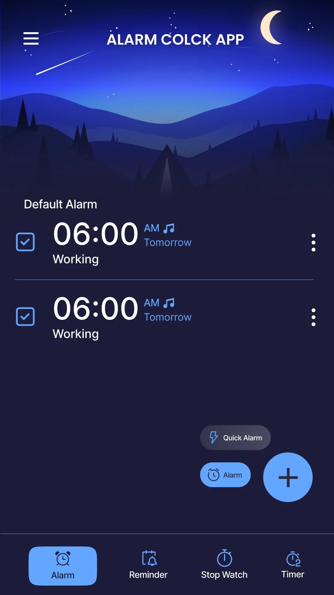 Speaking Alarm Clock Widgets | Indus Appstore | Screenshot