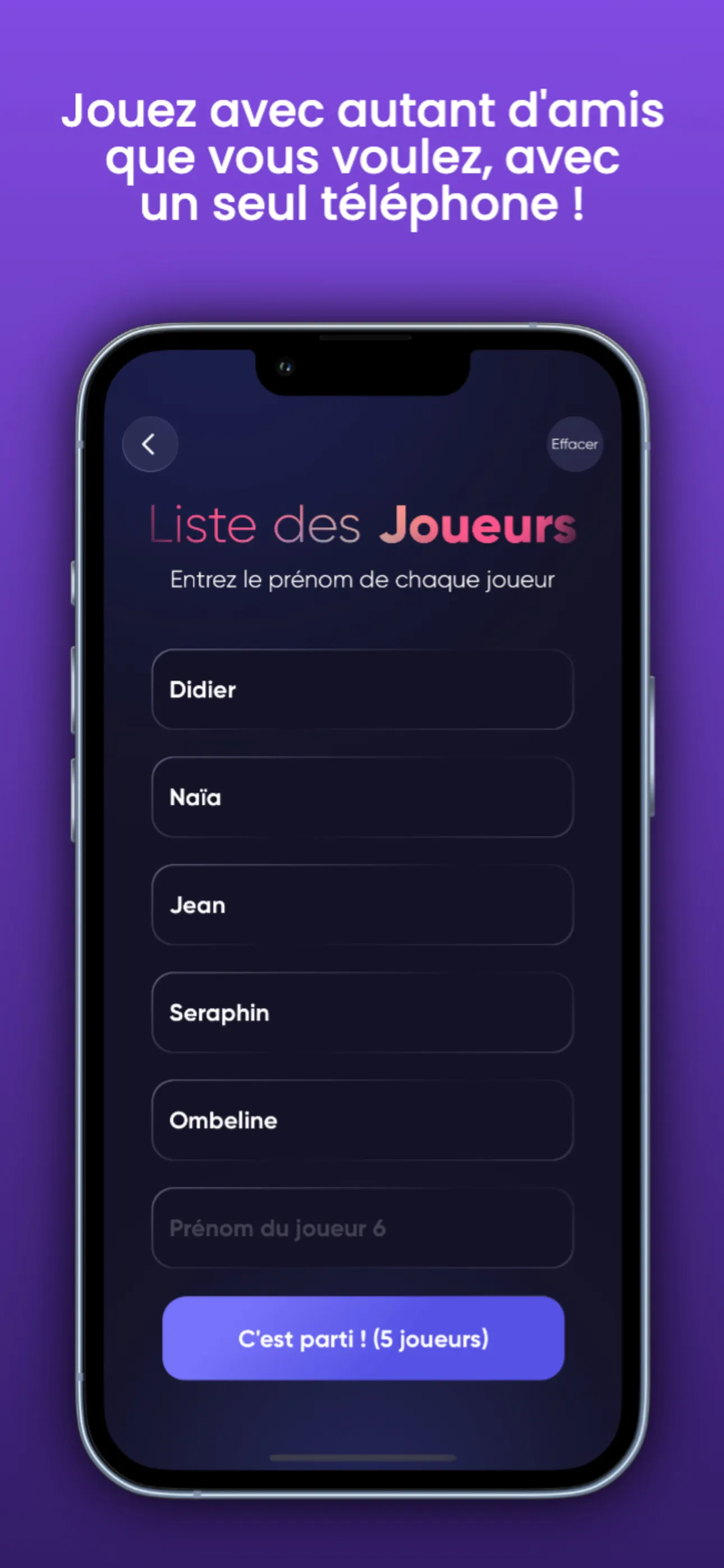 Sombre soirée - Jeux de soirée | Indus Appstore | Screenshot