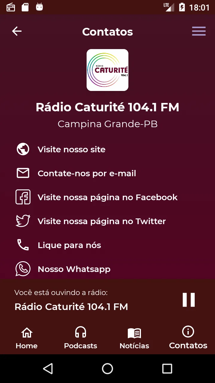 Rádio Caturité | Indus Appstore | Screenshot