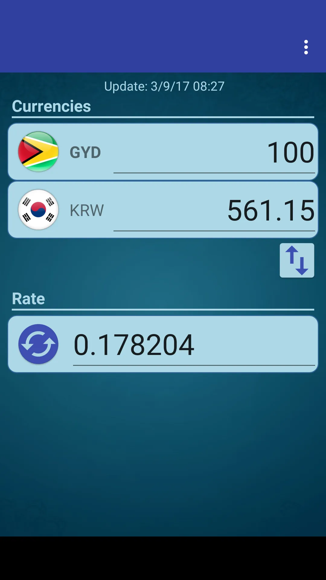 S Korea Won x Guyanese Dollar | Indus Appstore | Screenshot