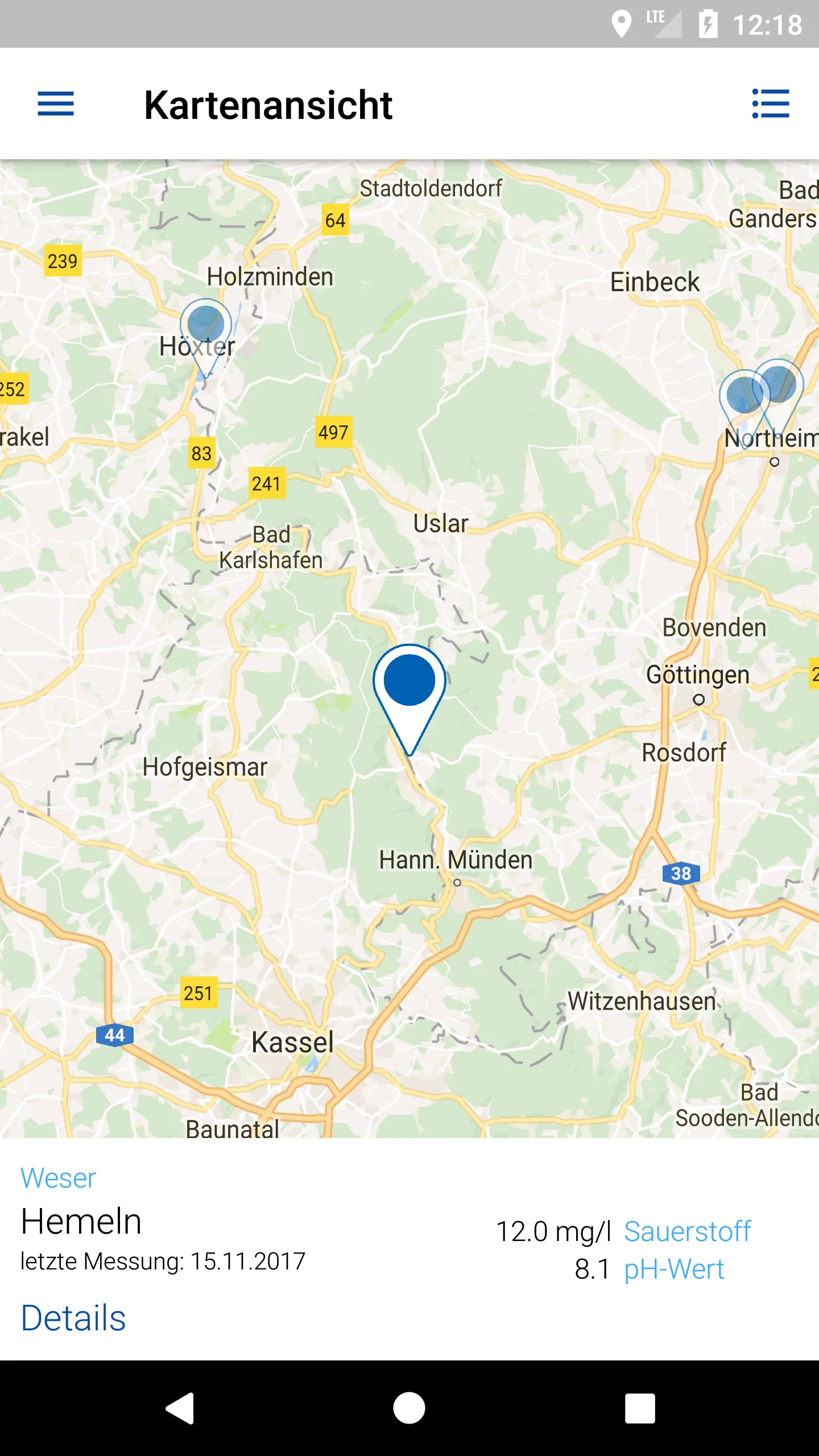 Gewässergüte Niedersachsen | Indus Appstore | Screenshot