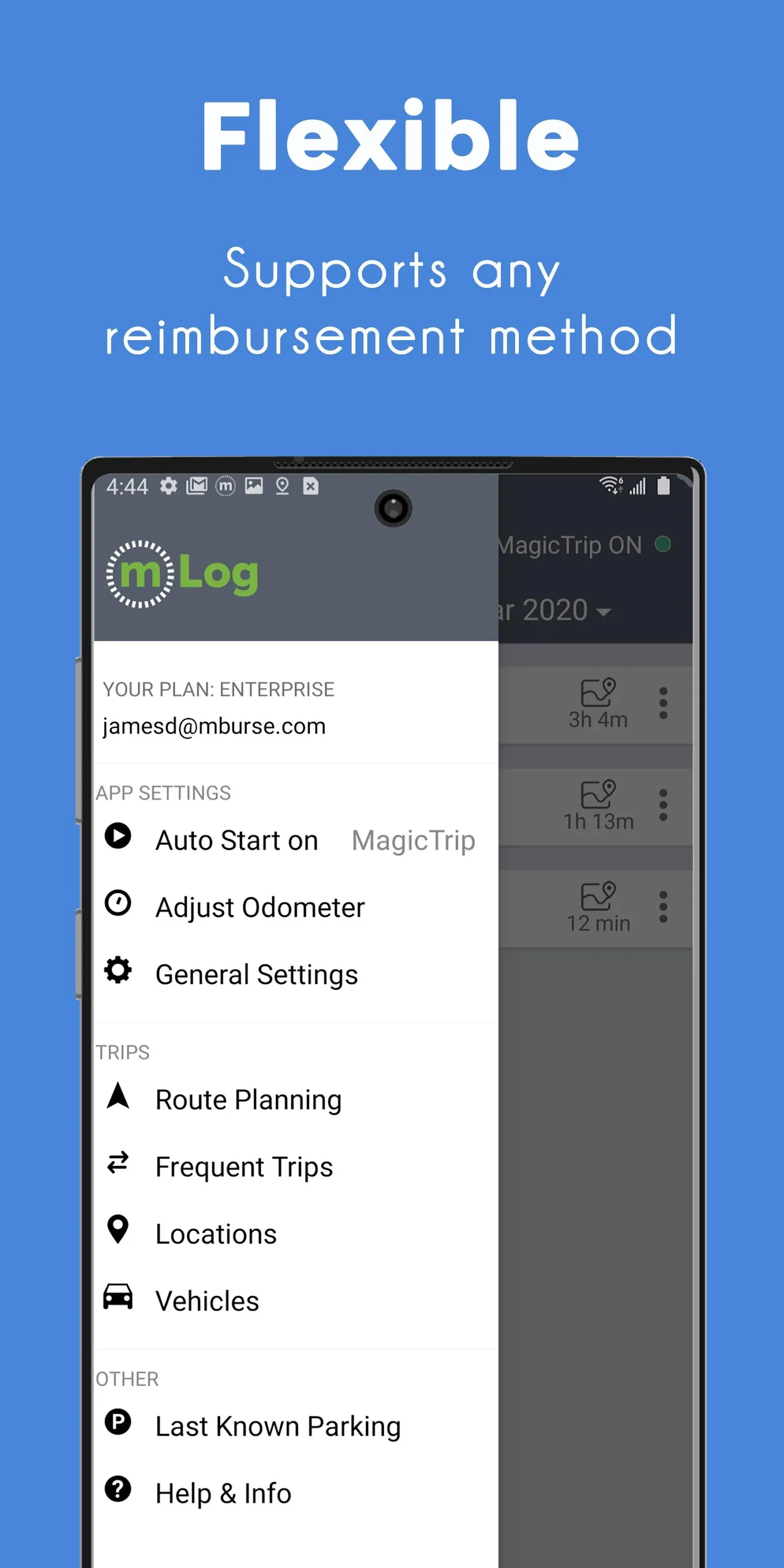 mLog Mileage Tracker by mBurse | Indus Appstore | Screenshot