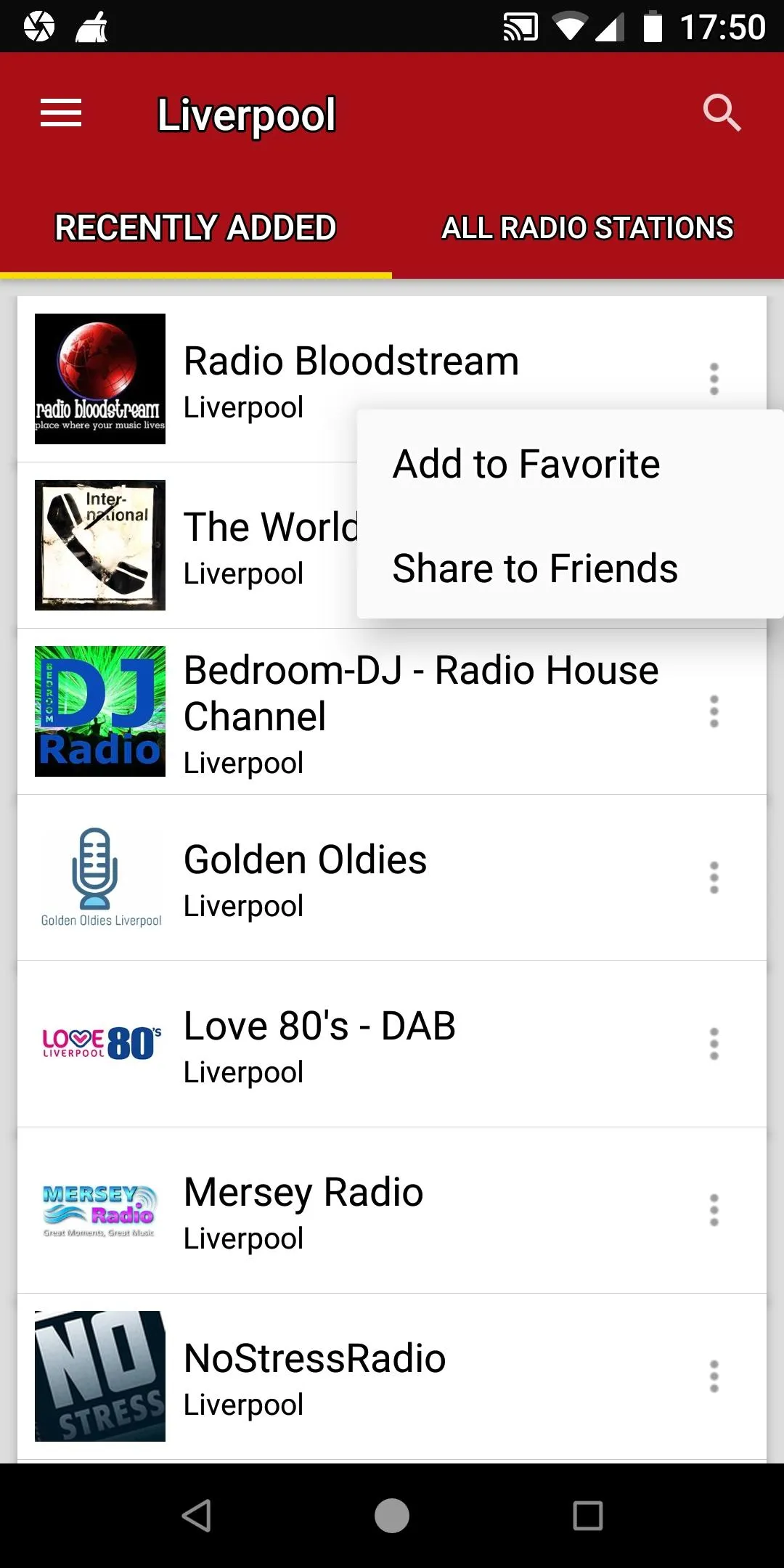 Liverpool Radio Stations - UK | Indus Appstore | Screenshot