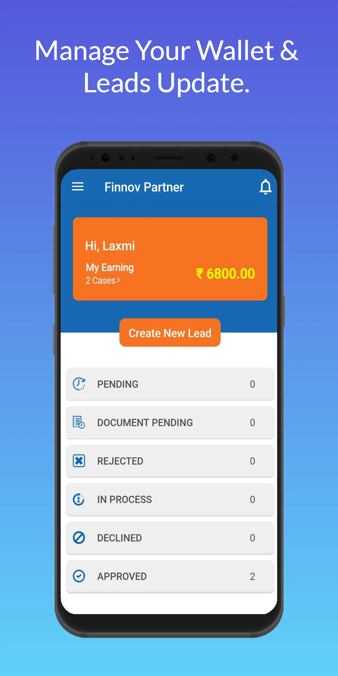 Finnov Partner: Sell Loans/DSA | Indus Appstore | Screenshot