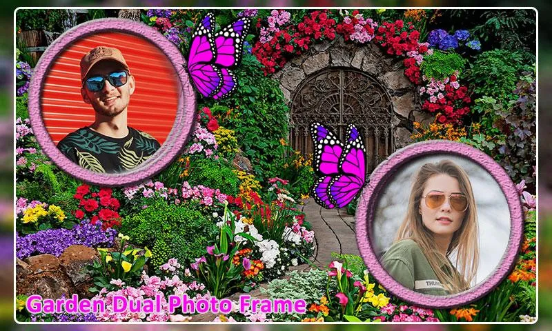 Garden Dual Photo Frames | Indus Appstore | Screenshot