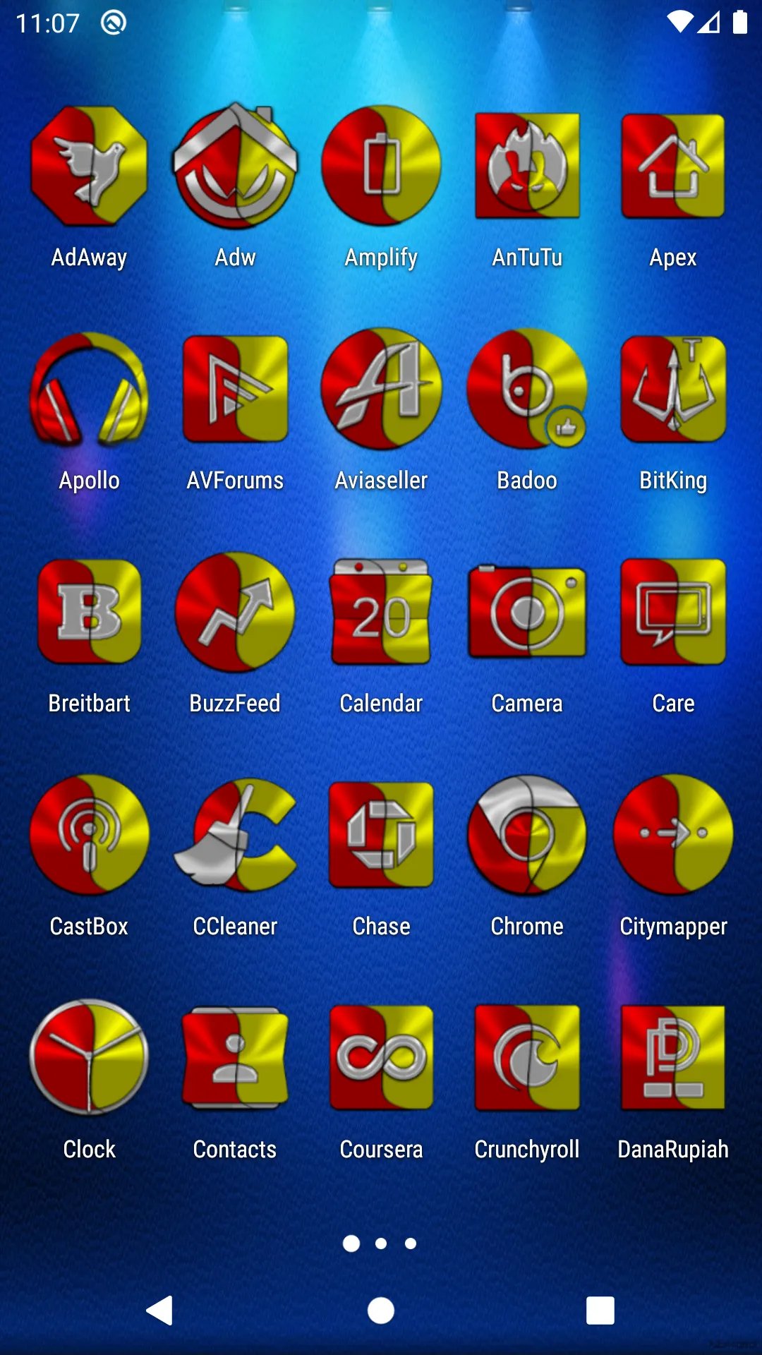 Red and Yellow Icon Pack | Indus Appstore | Screenshot