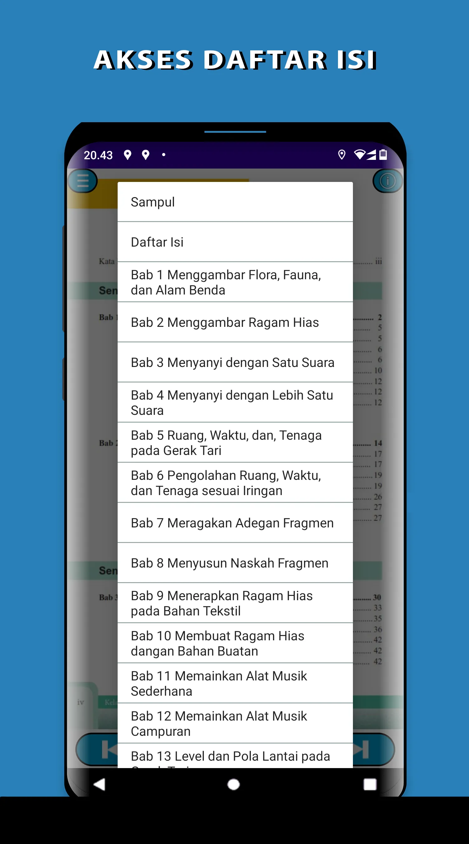 Seni Budaya 7 Kurikulum 2013 | Indus Appstore | Screenshot