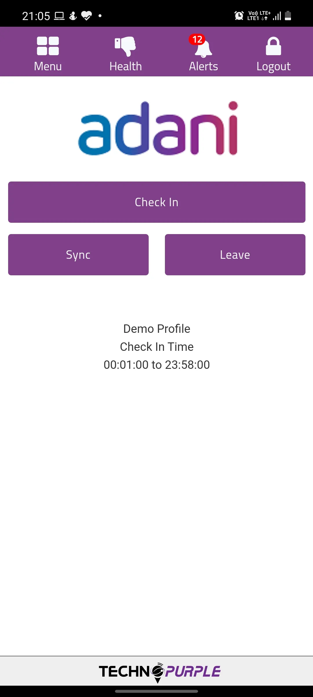 EFFY TechnoPurple Task Tracker | Indus Appstore | Screenshot