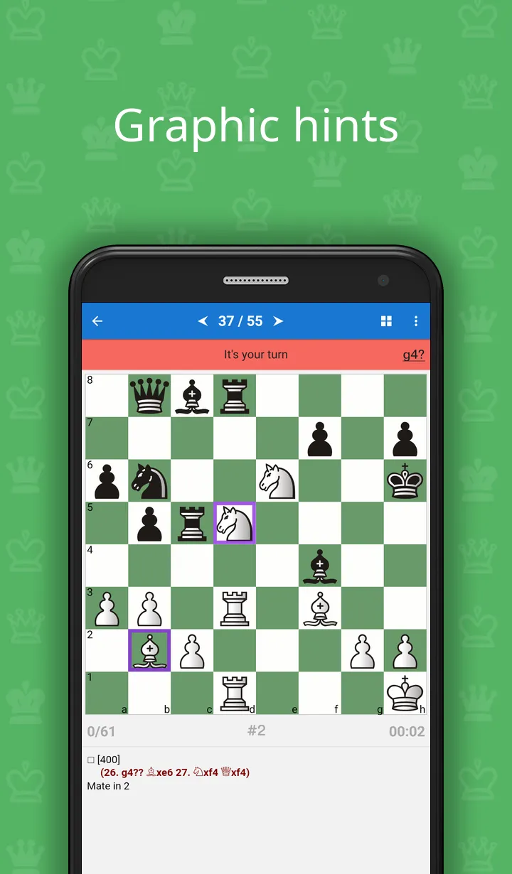 Mate in 2 (Chess Puzzles) | Indus Appstore | Screenshot