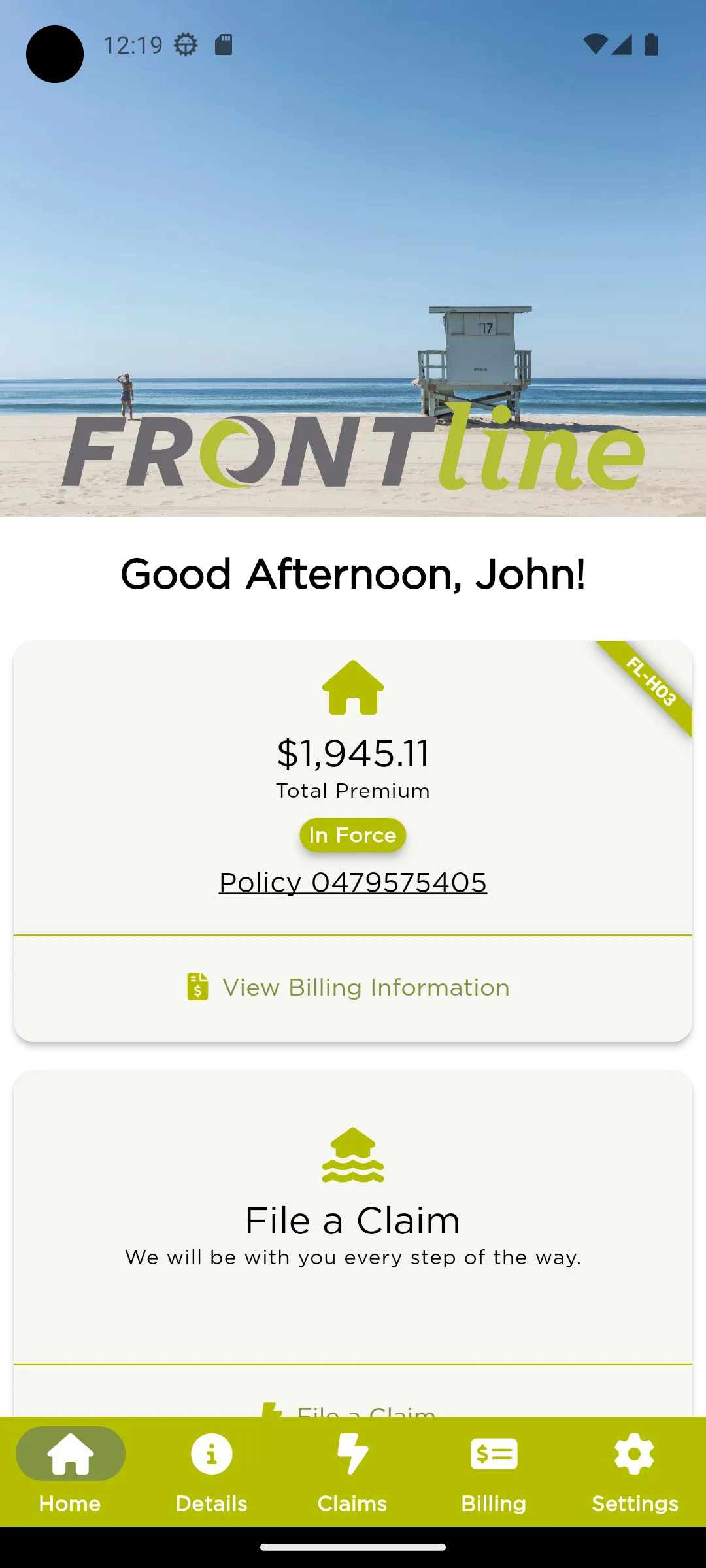 Frontline Insurance | Indus Appstore | Screenshot