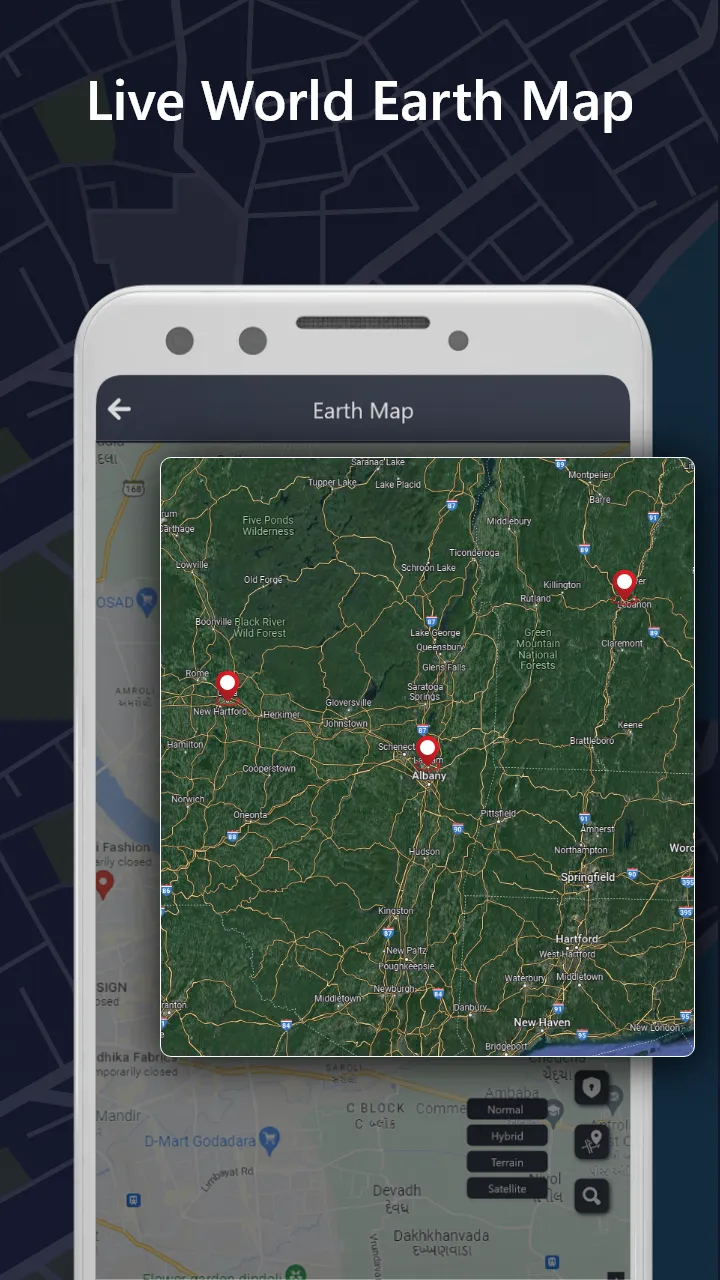 Live Earth Map - Street View | Indus Appstore | Screenshot