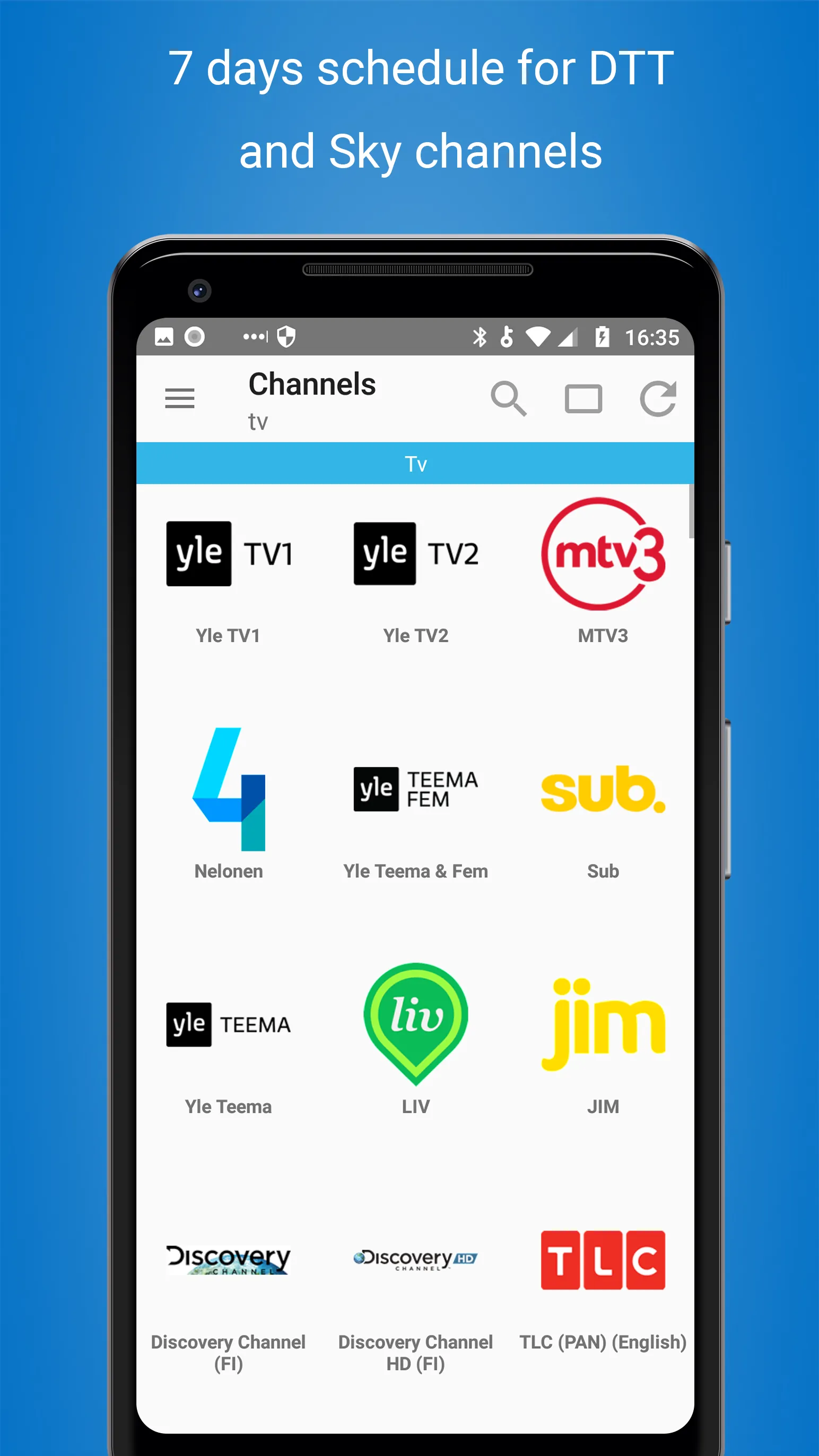 Cisana TV+ TV listings Finland | Indus Appstore | Screenshot