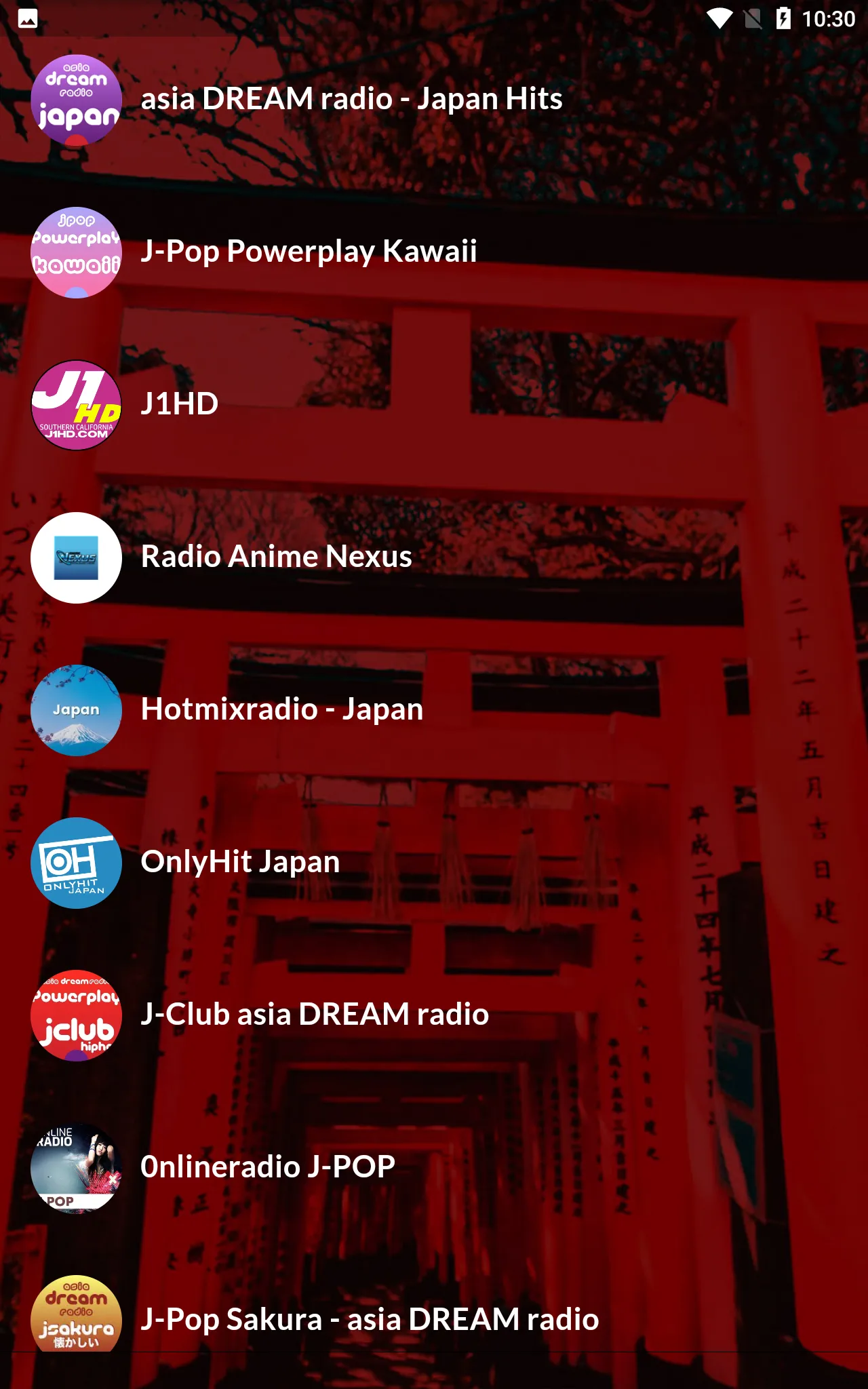 JPop Music Stations | Indus Appstore | Screenshot