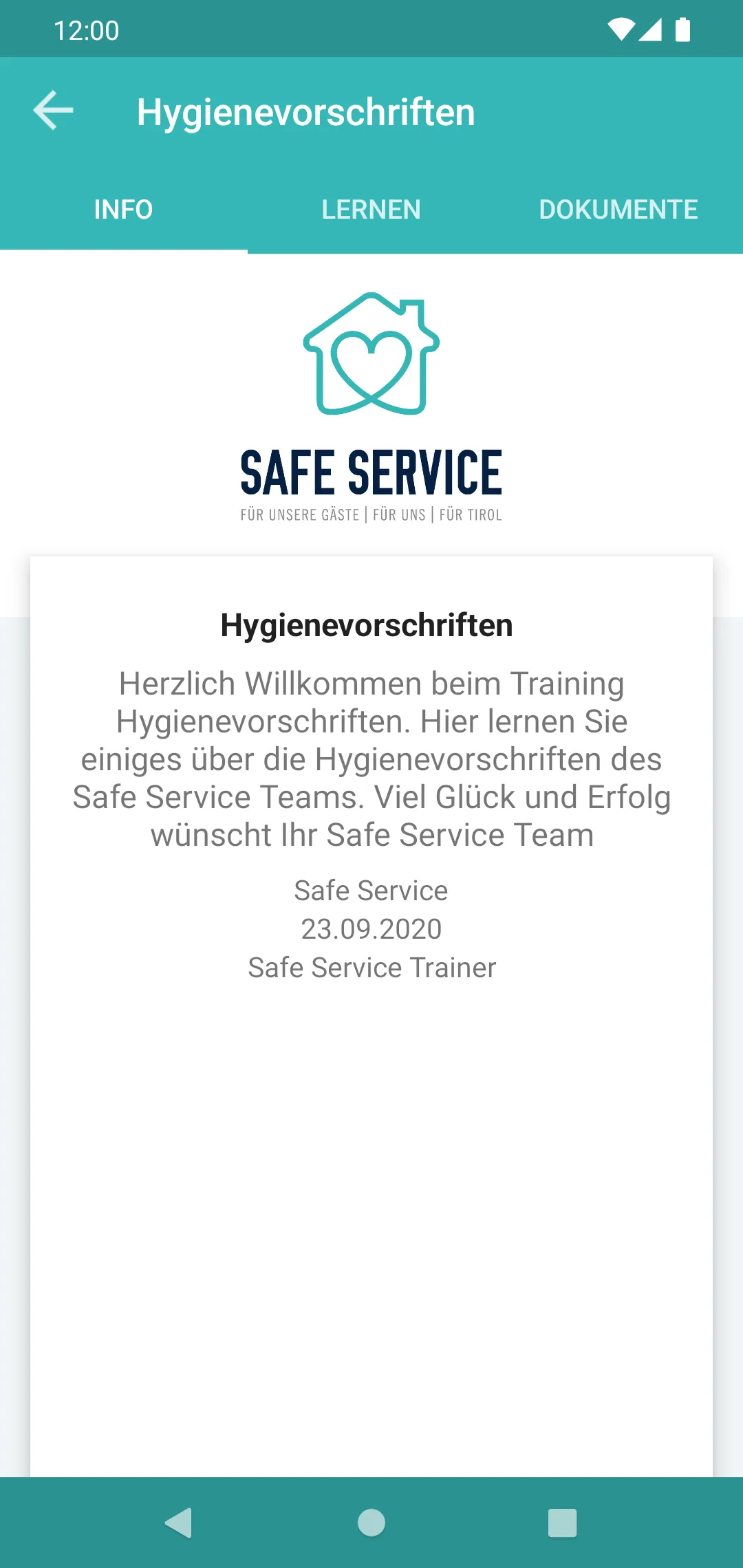 SAFE SERVICE® | Indus Appstore | Screenshot