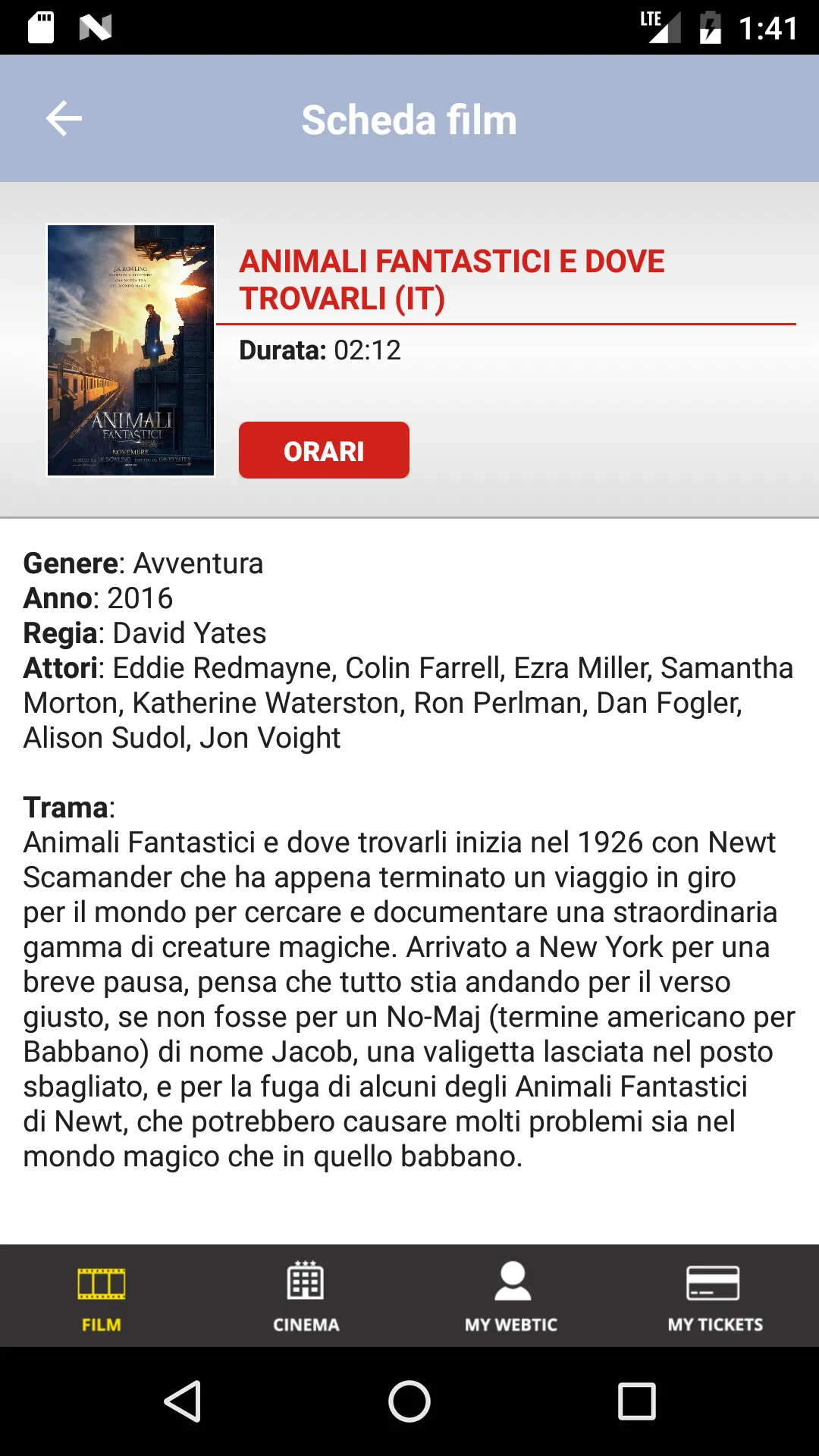 Webtic Cineplexx Bolzano | Indus Appstore | Screenshot