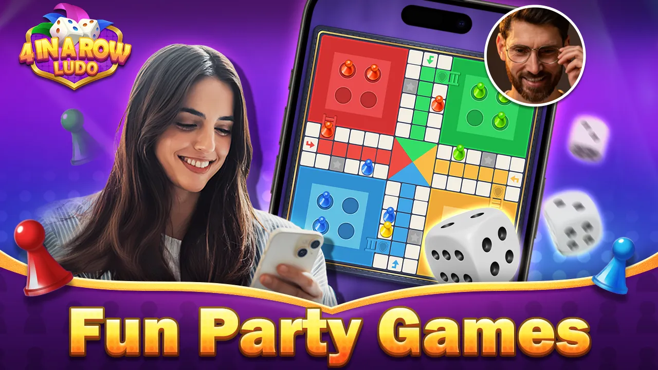 4 in a Row & Ludo | Indus Appstore | Screenshot