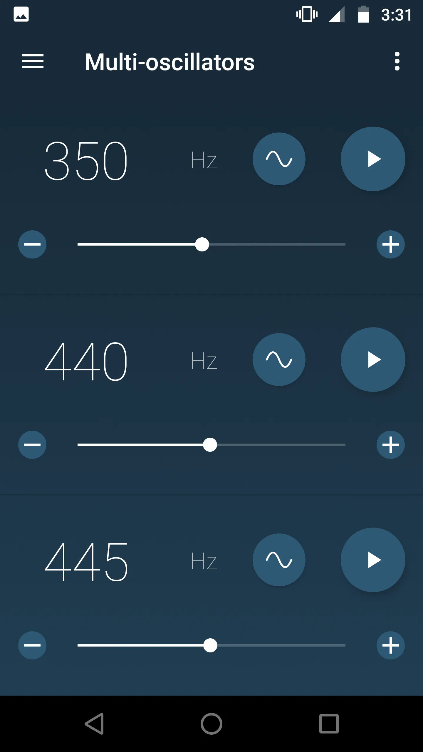 Frequency Sound Generator | Indus Appstore | Screenshot