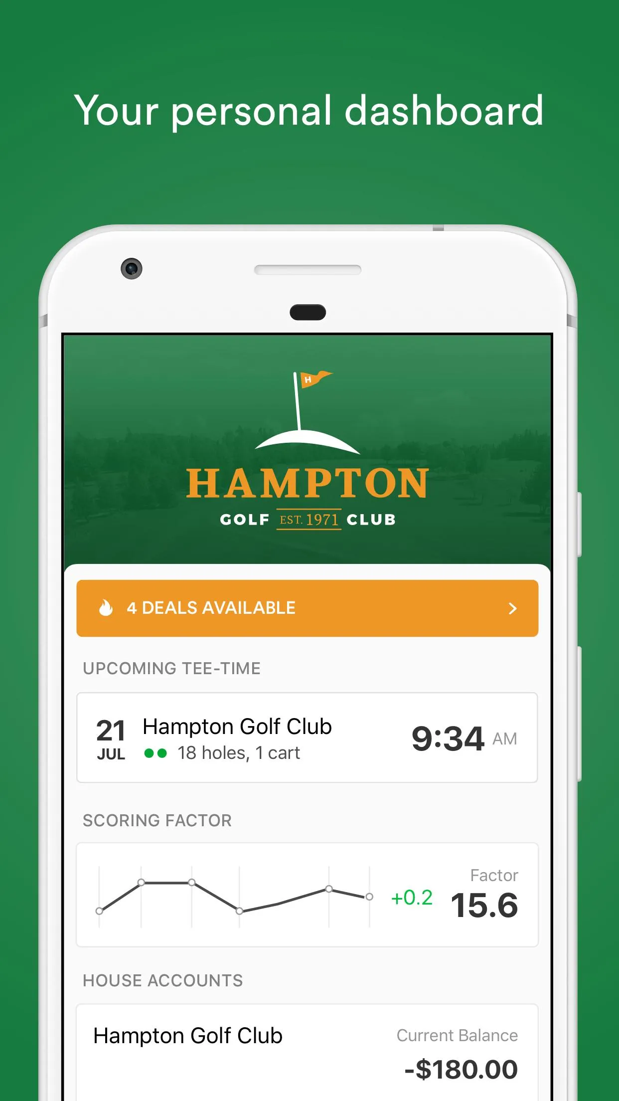 Hampton Golf Club | Indus Appstore | Screenshot