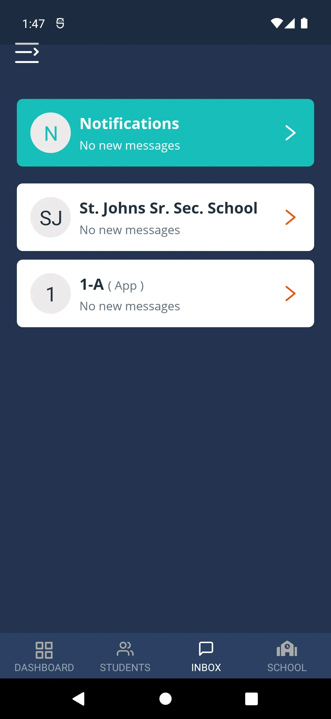 St. Johns Sr. Sec. School | Indus Appstore | Screenshot